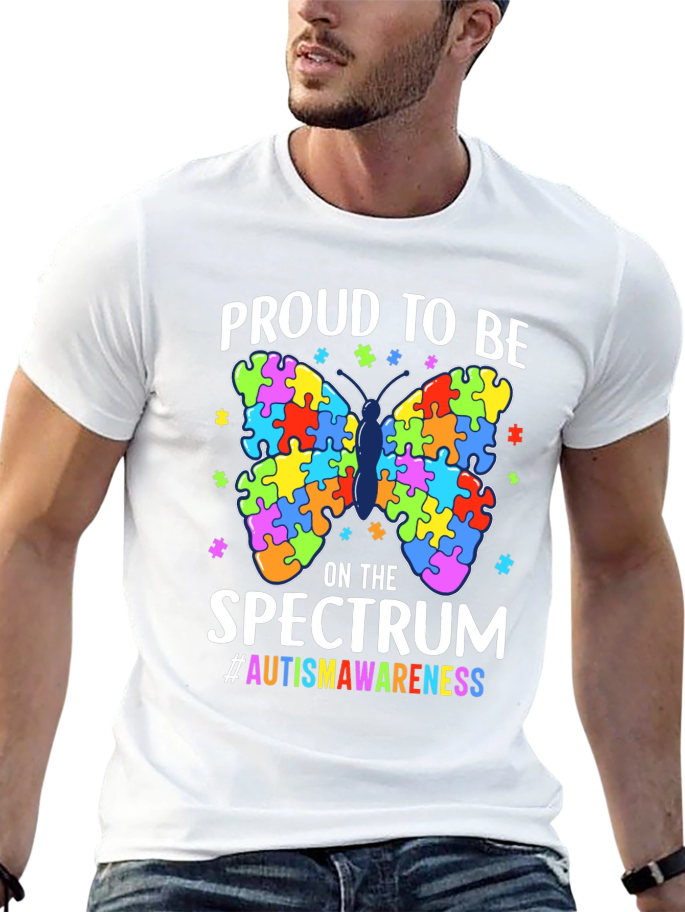 Autism Awareness Butterfly T-Shirt