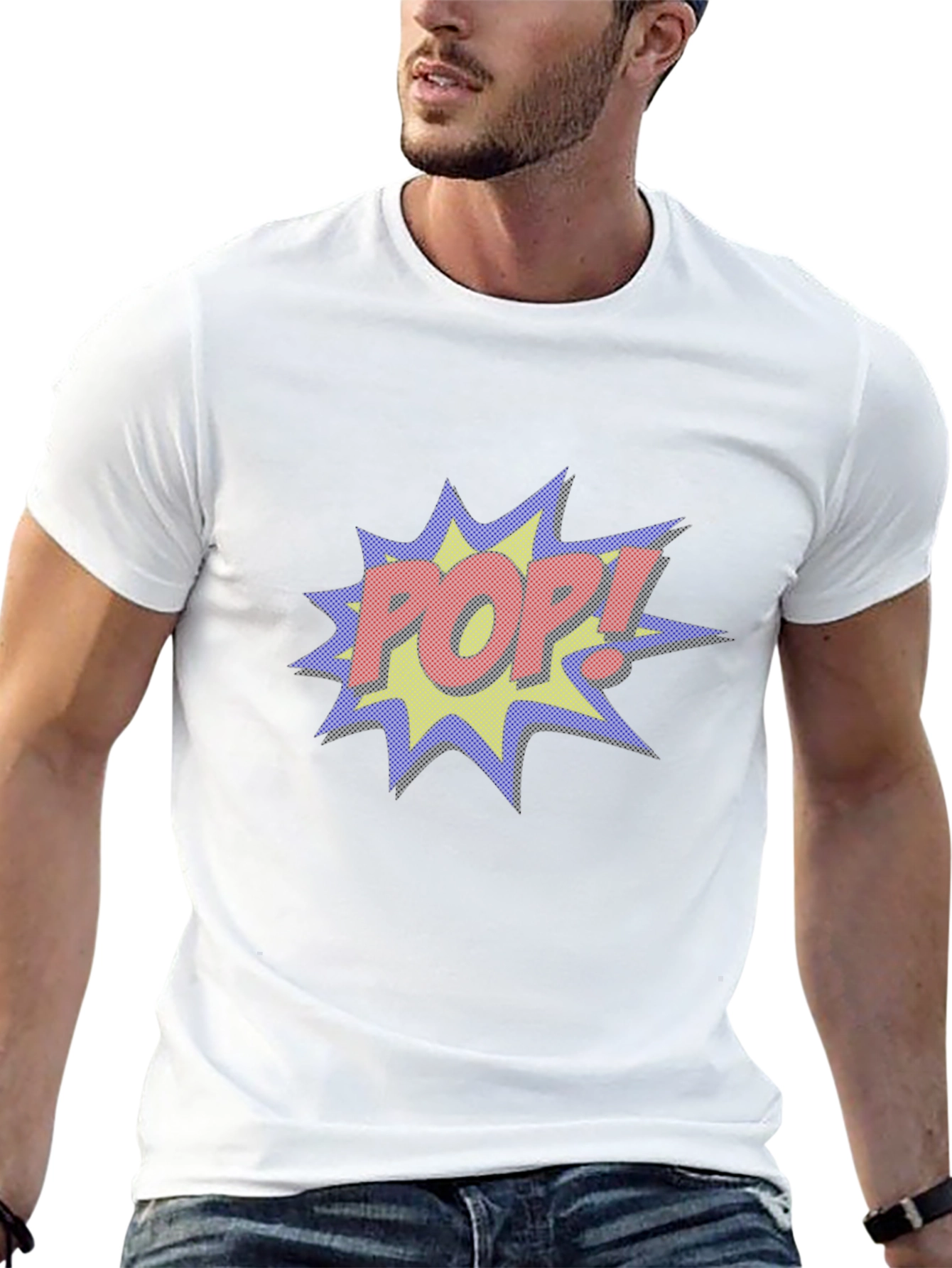 Comic Pop Art T-Shirt - Graphic Novel Style Tee