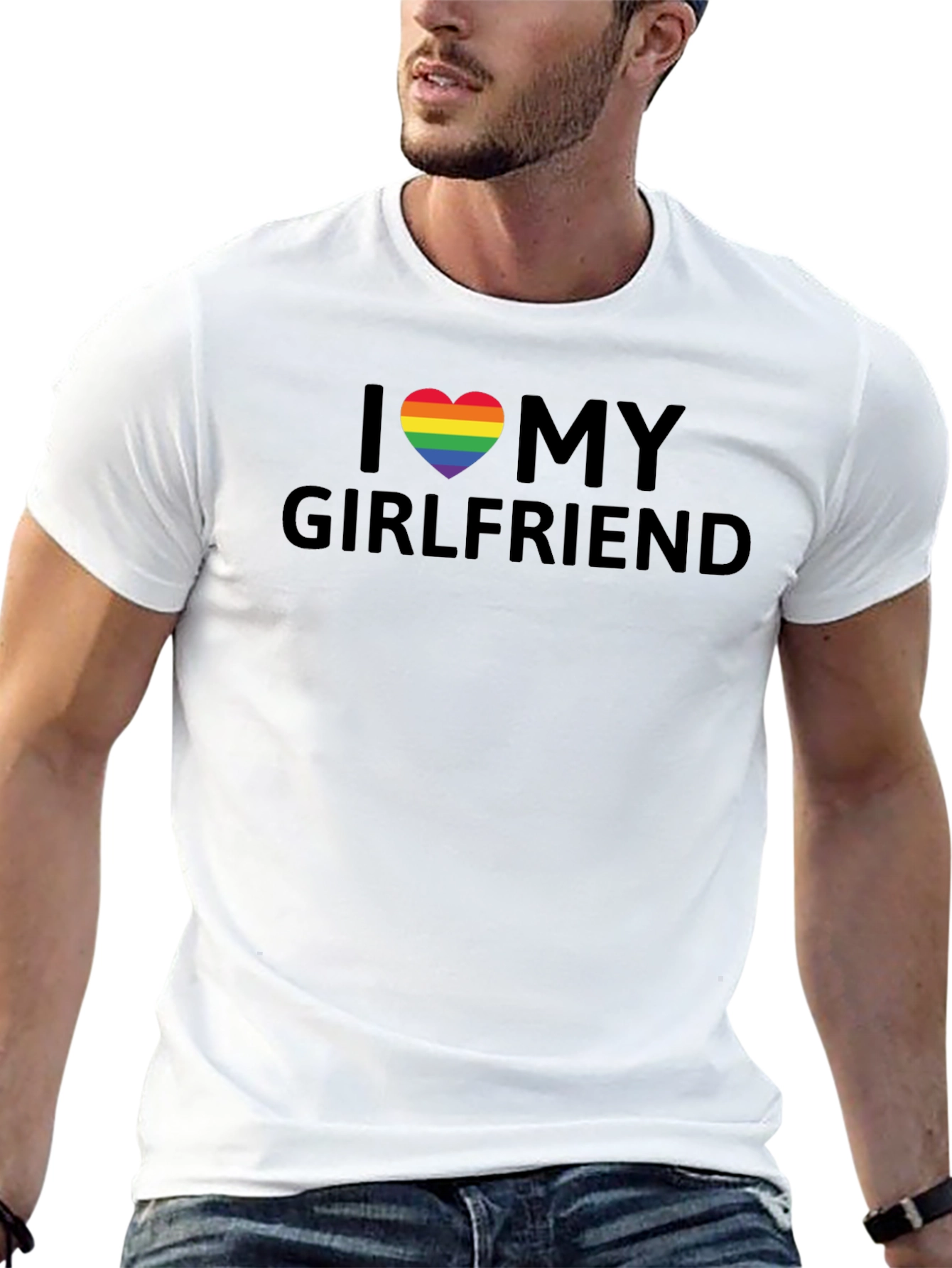 I Heart My Girlfriend LGBT Pride T-Shirt