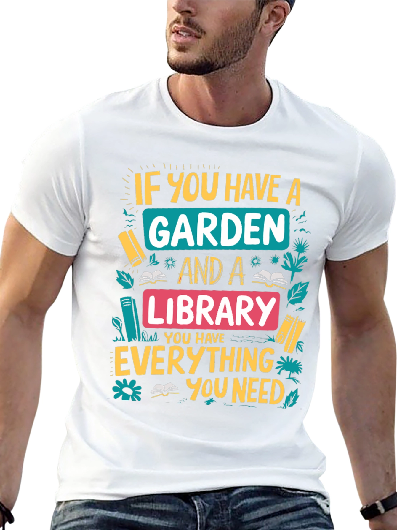 Garden and Library T-Shirt: Everything You Need