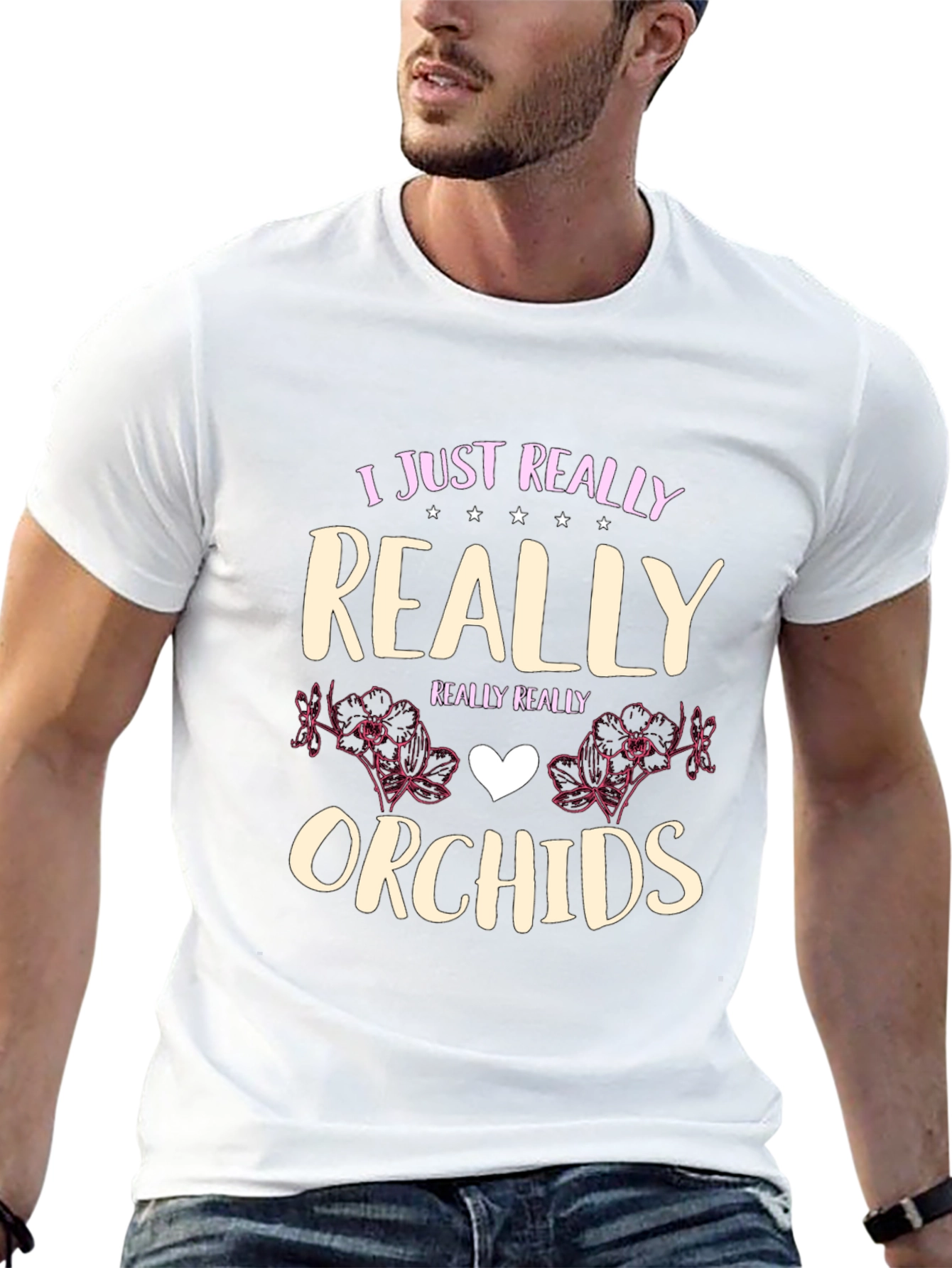 I Just Really Love Orchids T-Shirt