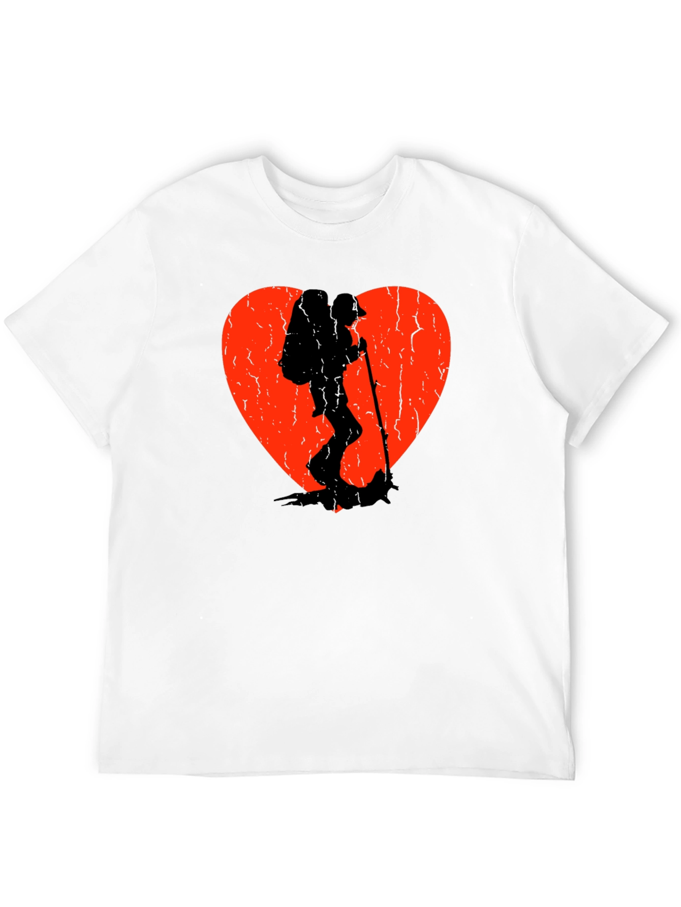 Hiking Heart T-Shirt - Adventure Lovers Tee