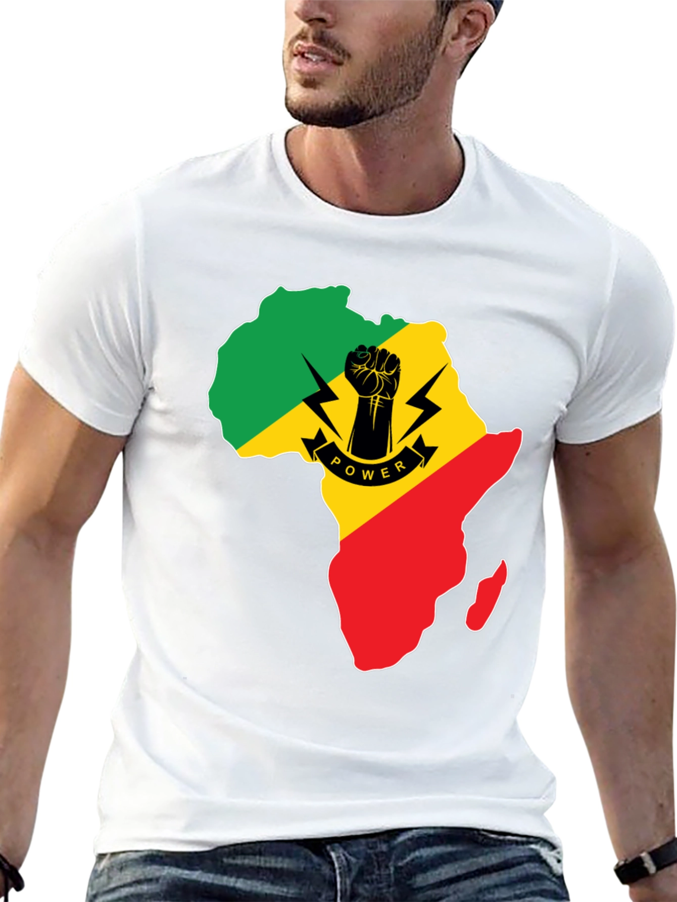 African Power T-Shirt - Black Pride Tee