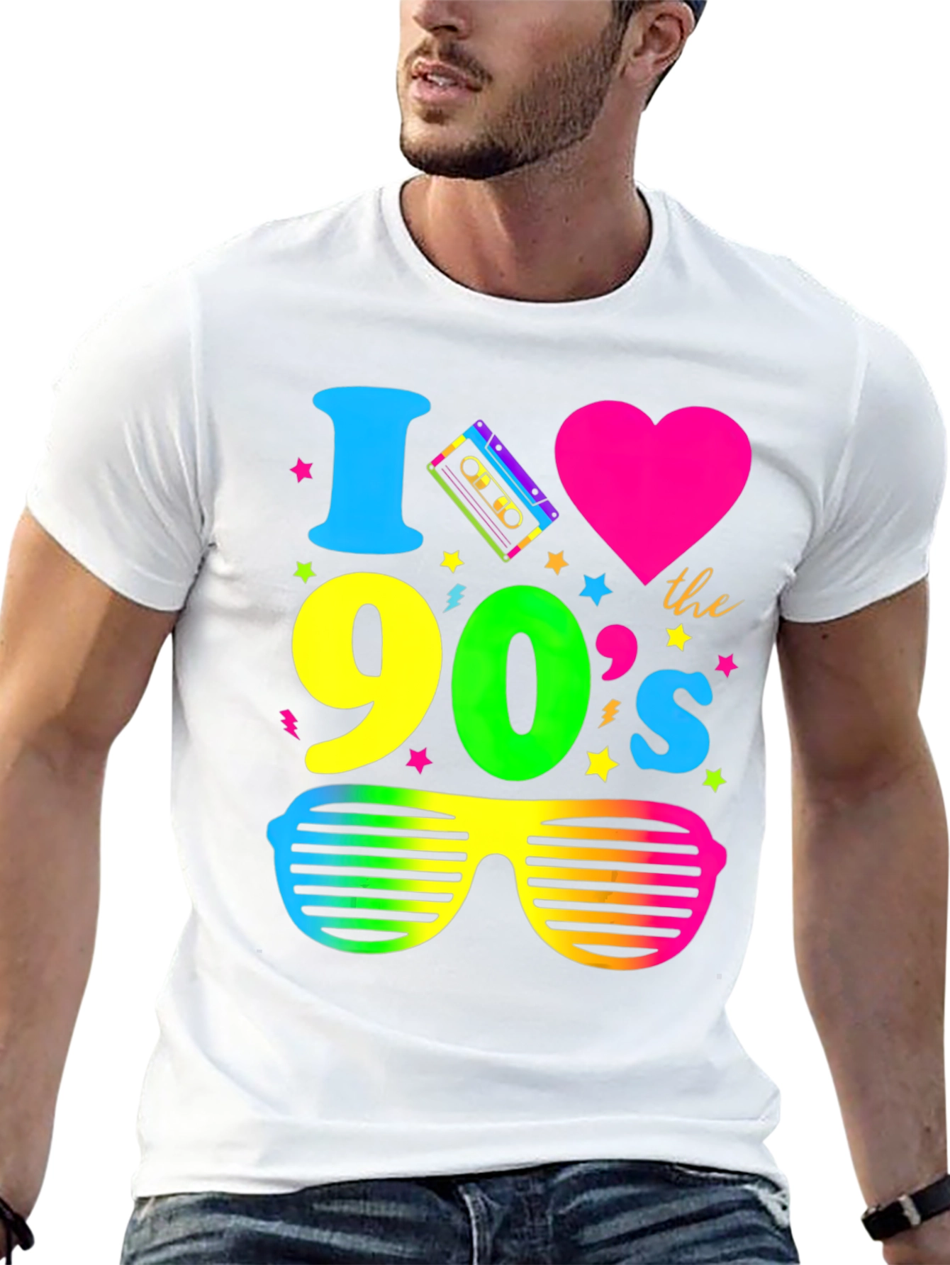 I Love the 90s Retro Graphic Tee