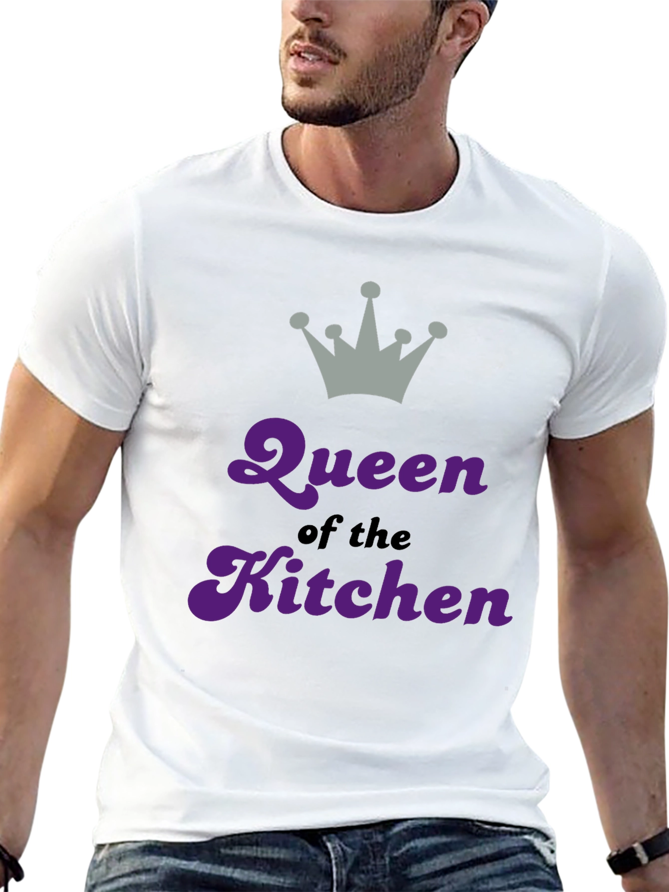Queen of the Kitchen Graphic Tee - Black