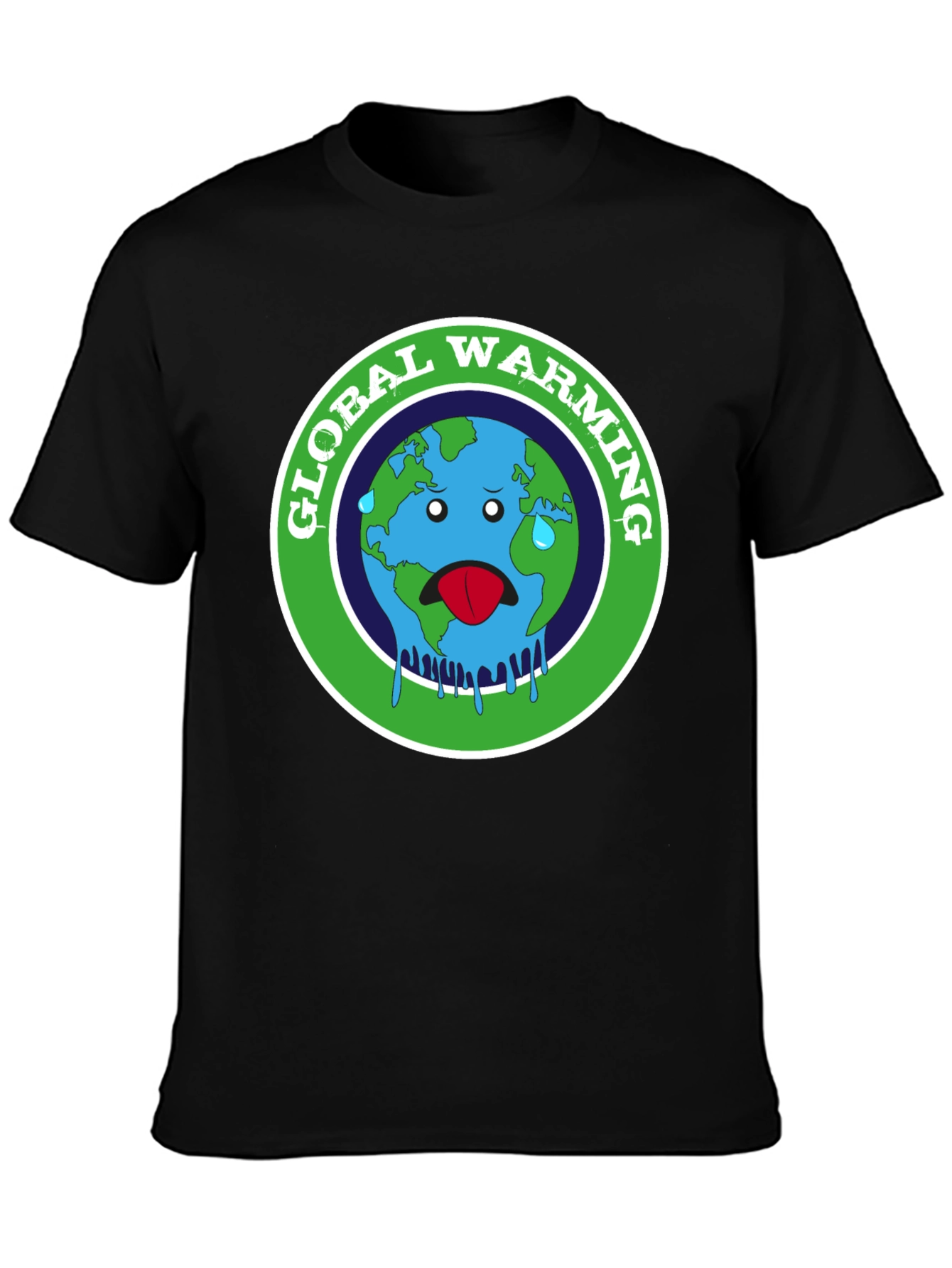 Global Warming Earth Graphic T-Shirt