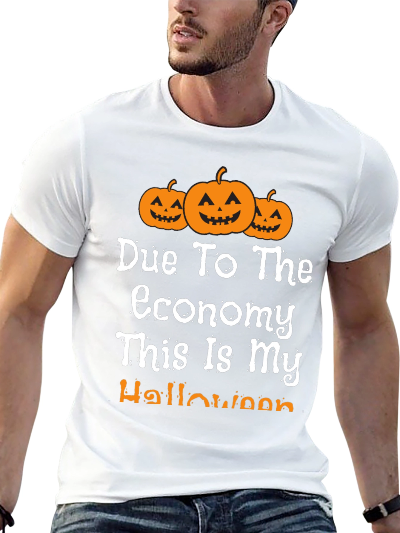 Funny Halloween Economy Pumpkin T-Shirt
