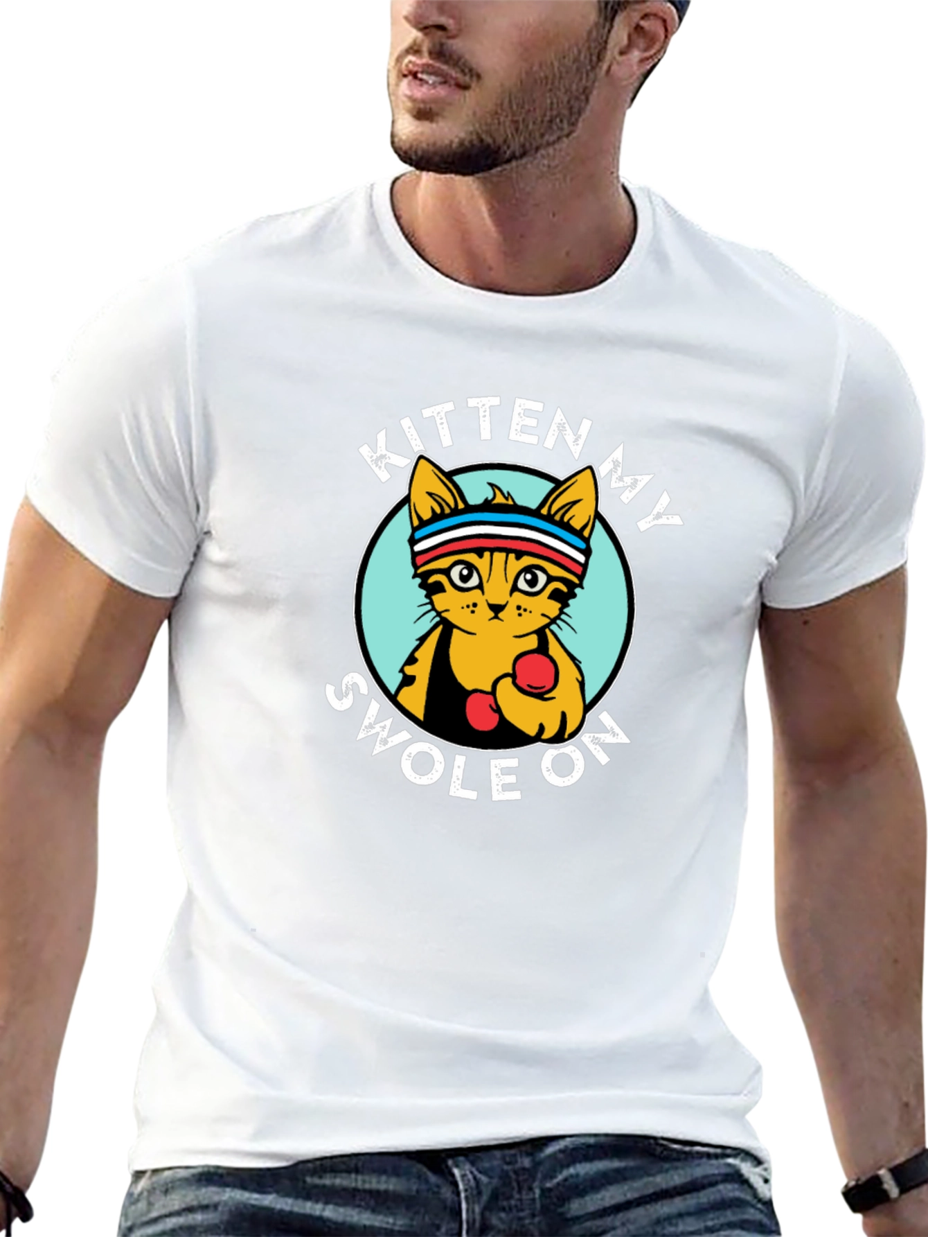 Kitten My Swole On T-Shirt