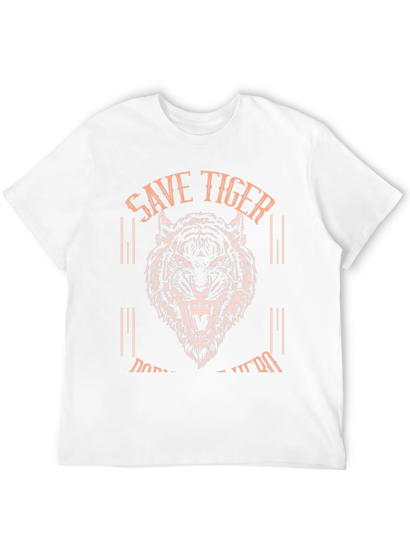 Save Tiger Black Graphic Tee