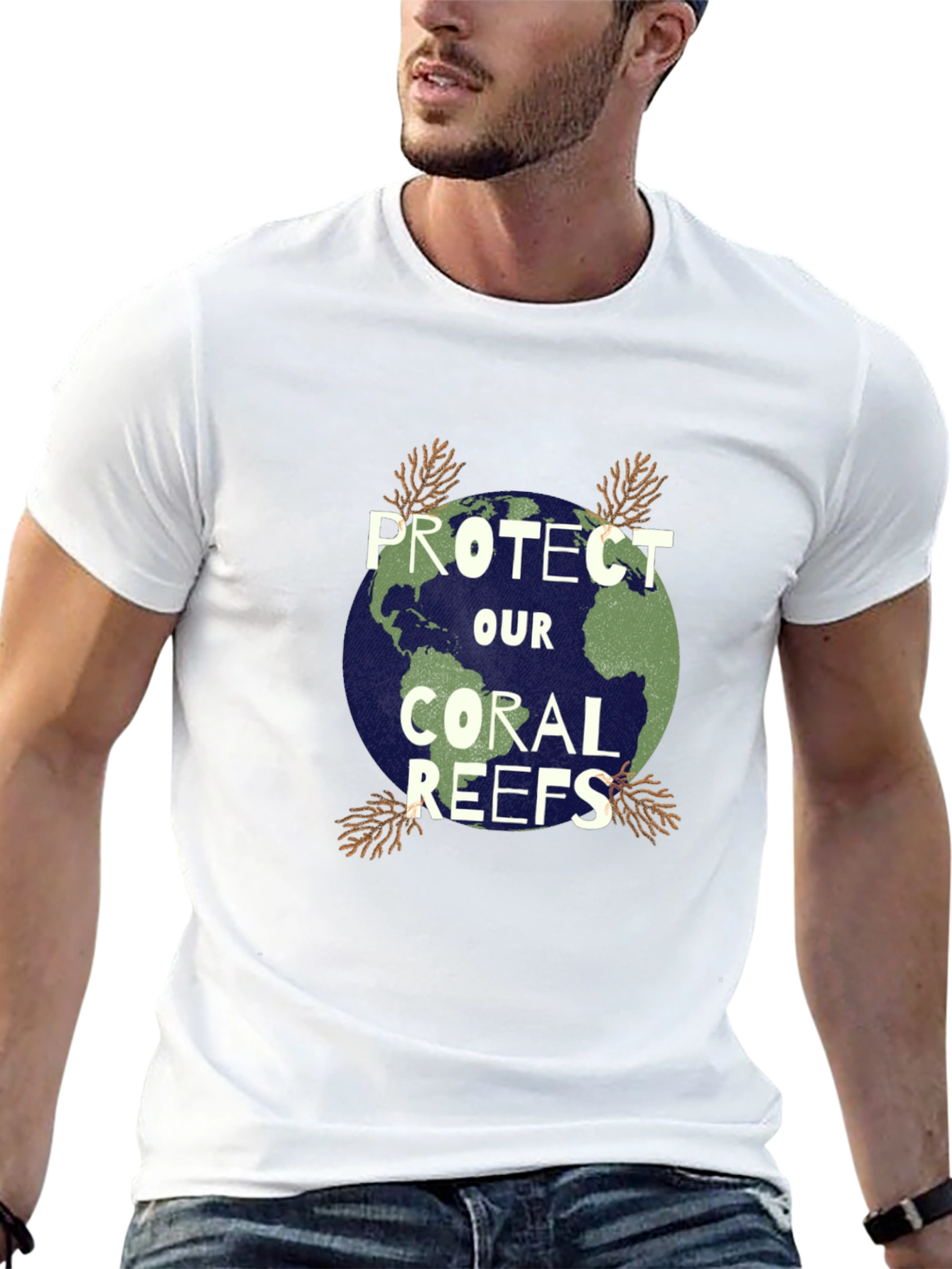 Protect Our Coral Reefs Graphic T-Shirt