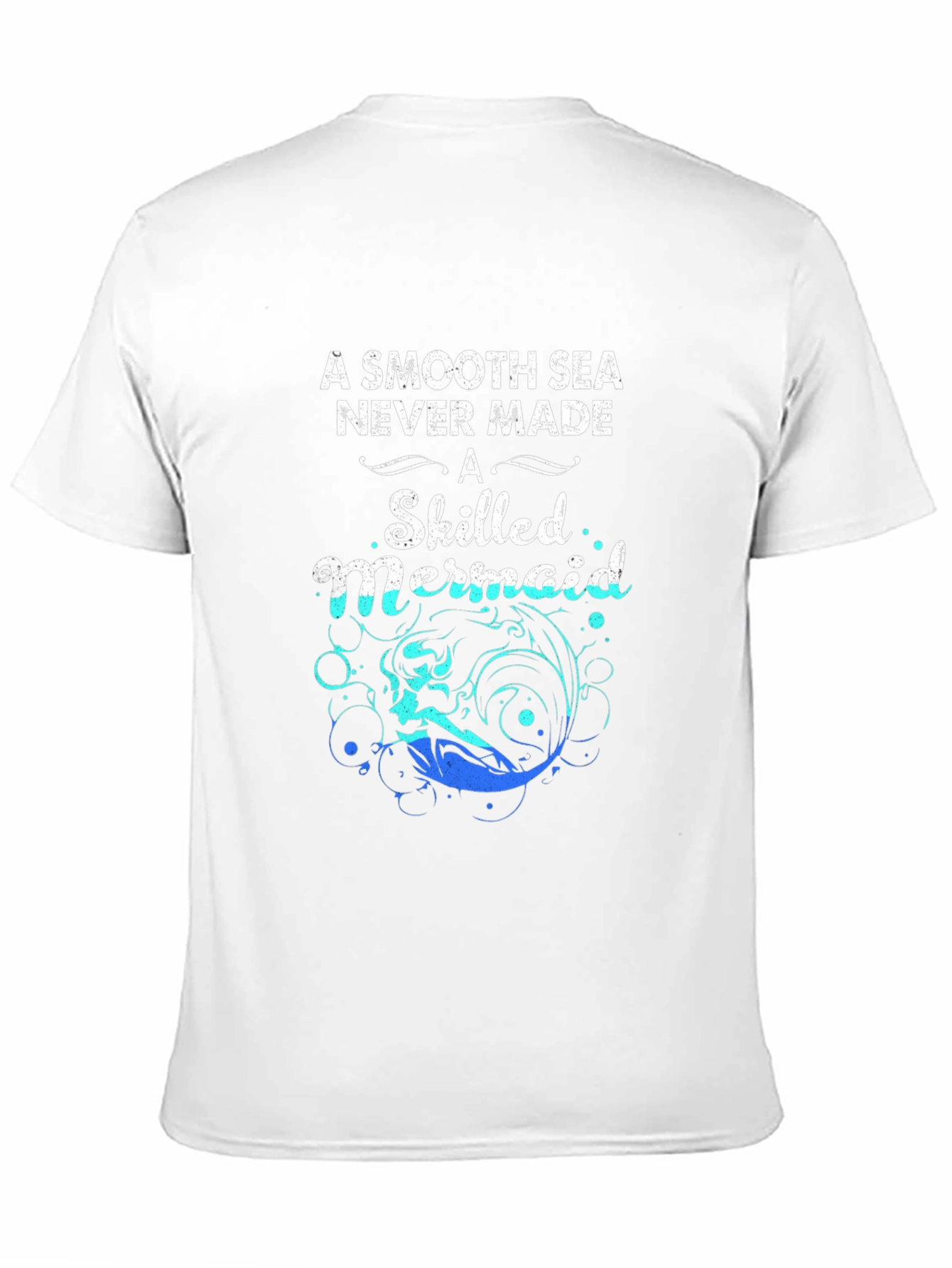 Mermaid Graphic T-Shirt: Smooth Seas Skilled Mermaid