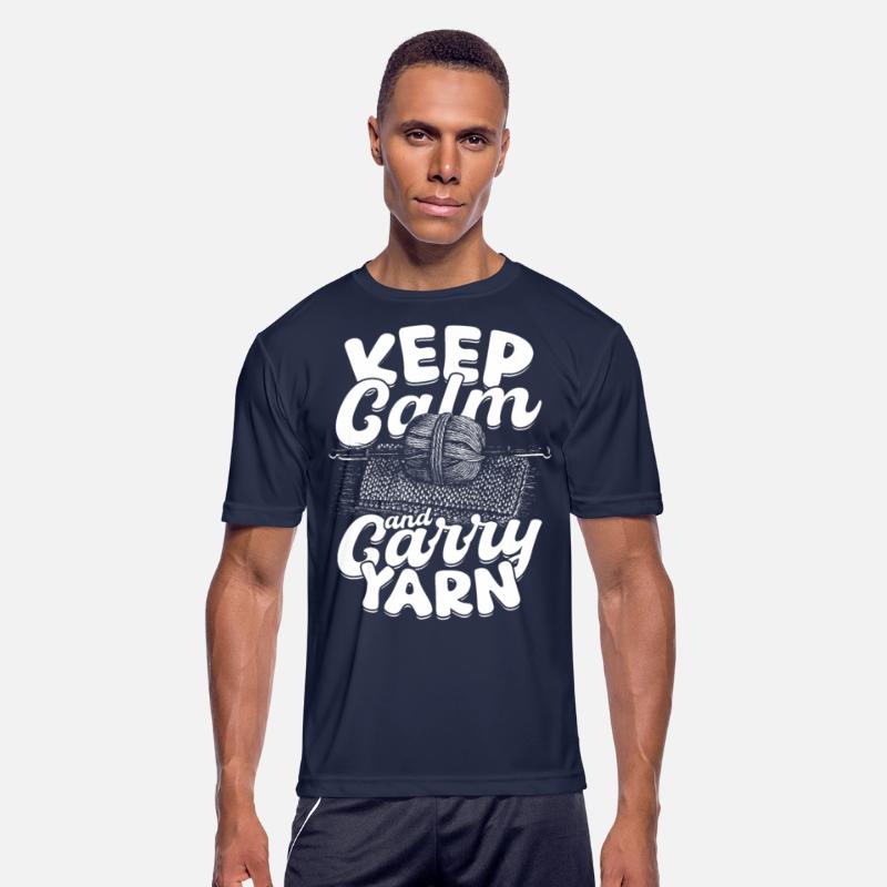 Knitting Yarn Knitter Keep calm and carry yarn
