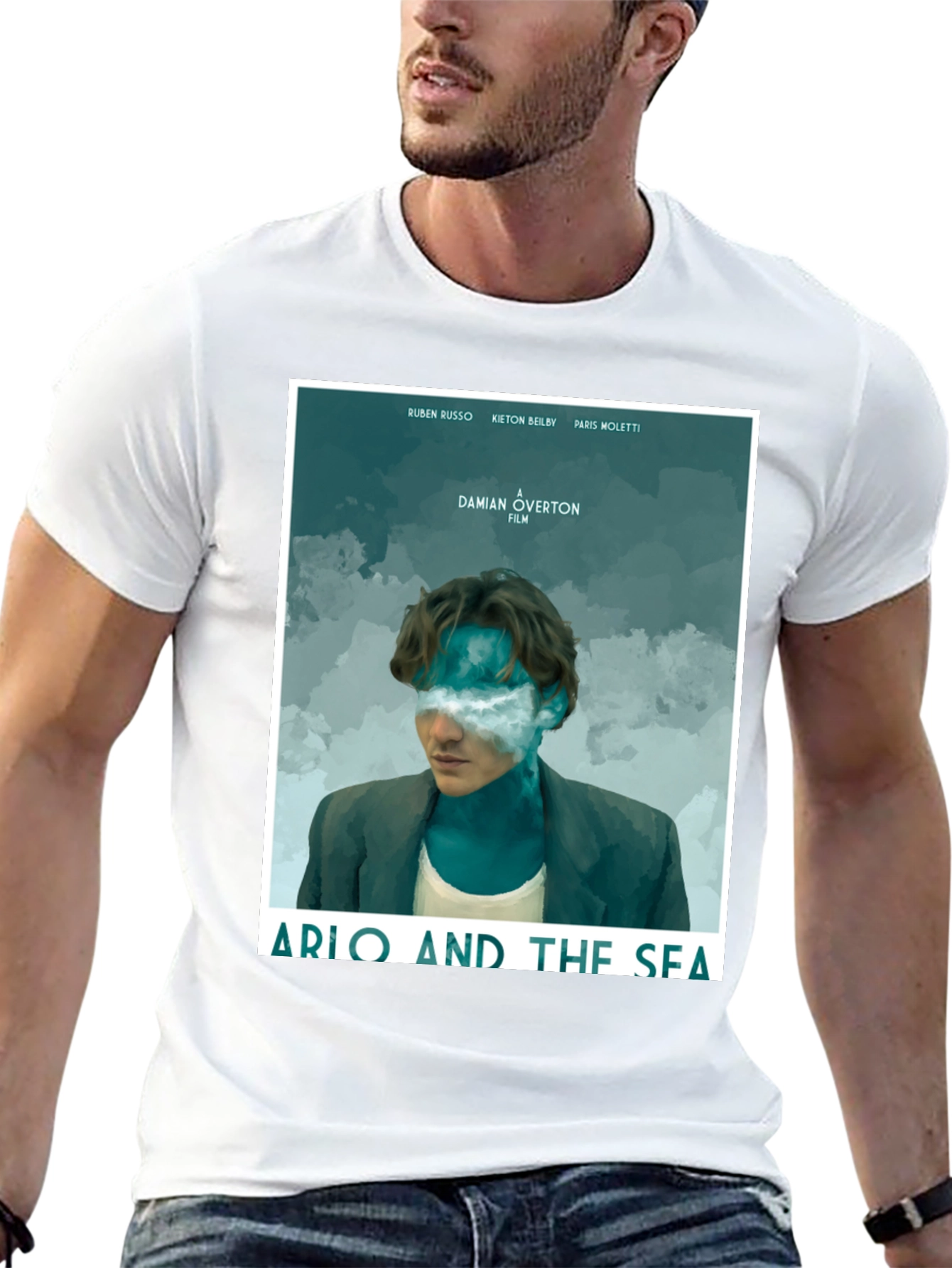 Arlo and the Sea Black T-Shirt