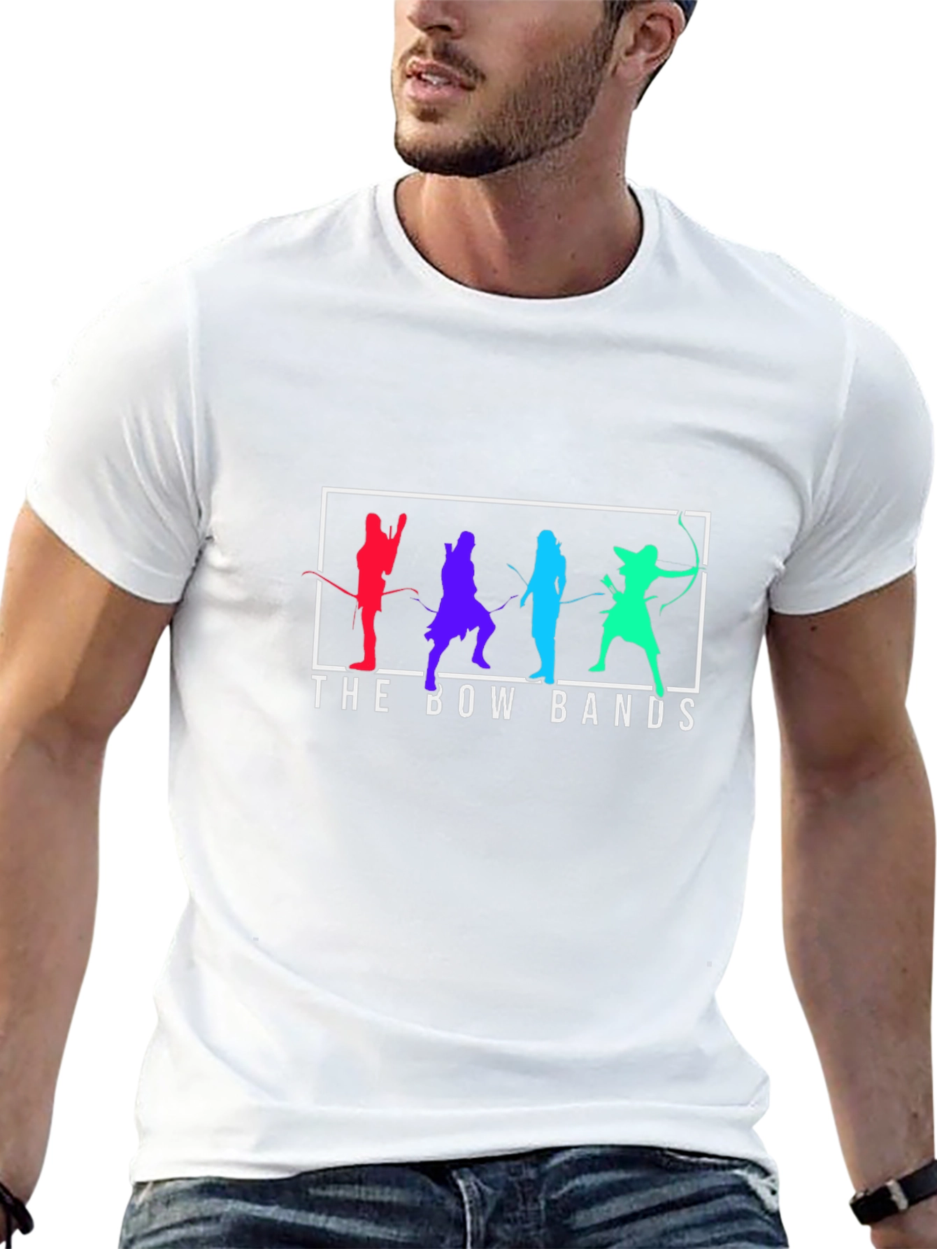 The Bow Bands Graphic T-Shirt - Unisex Cool Design