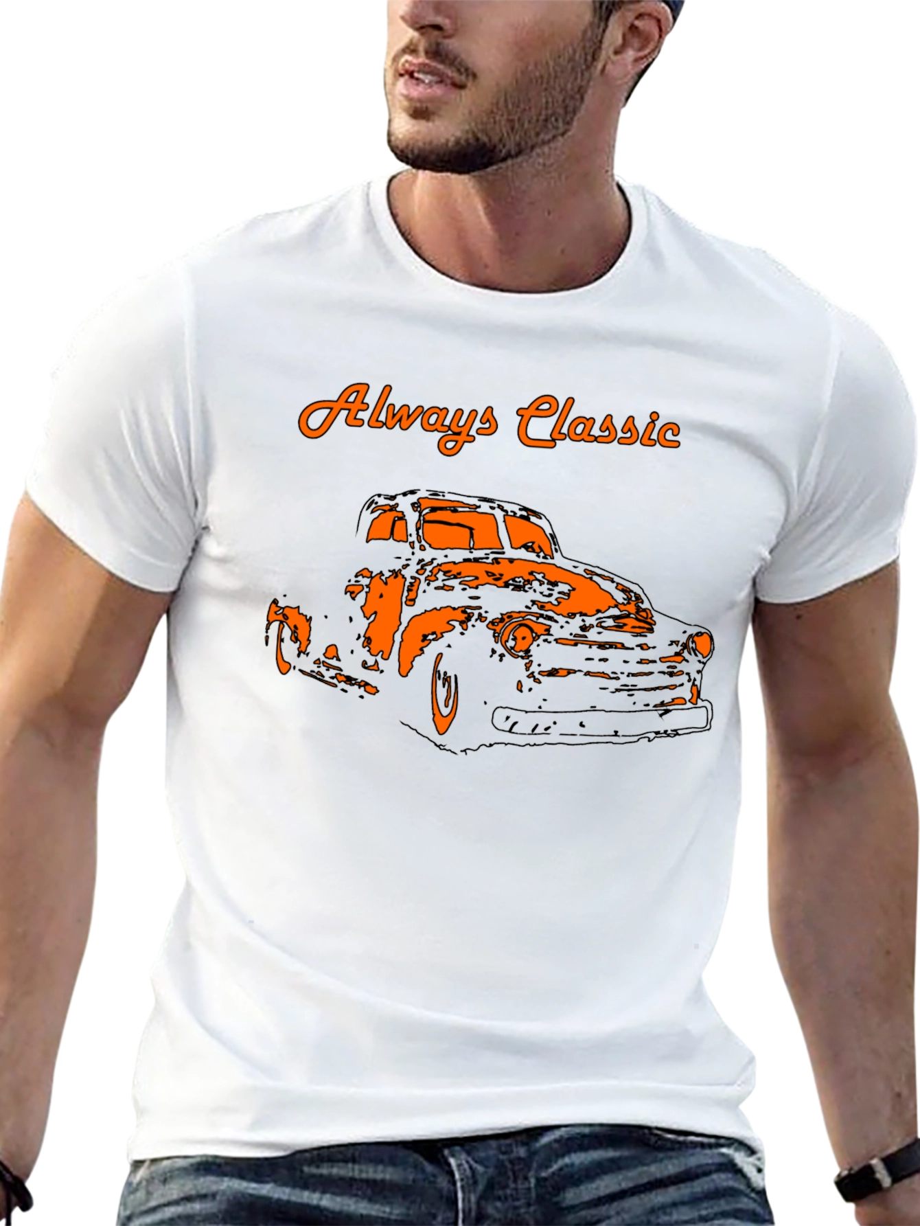 Always Classic Car Graphic T-Shirt