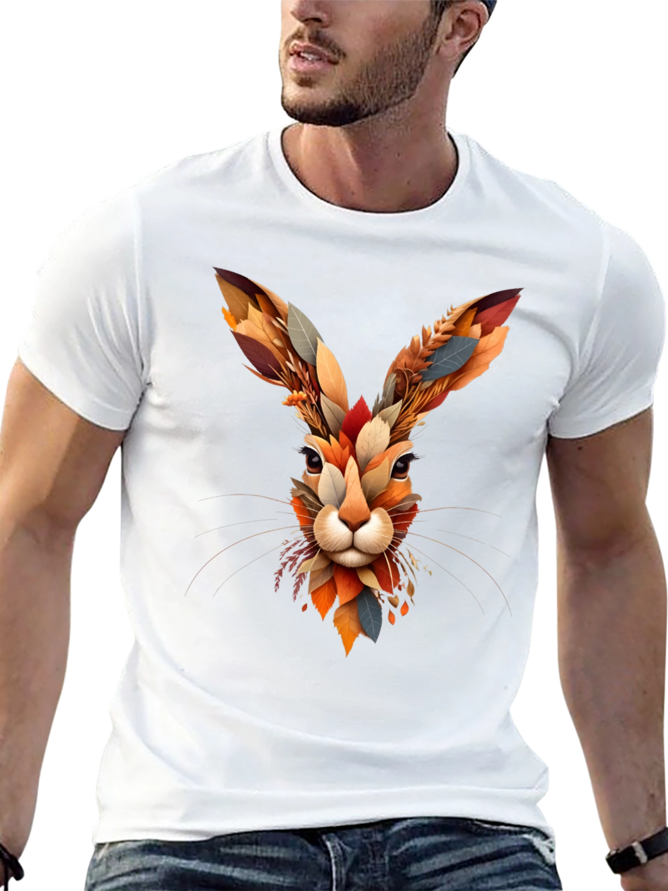 Autumnal Rabbit Graphic Tee