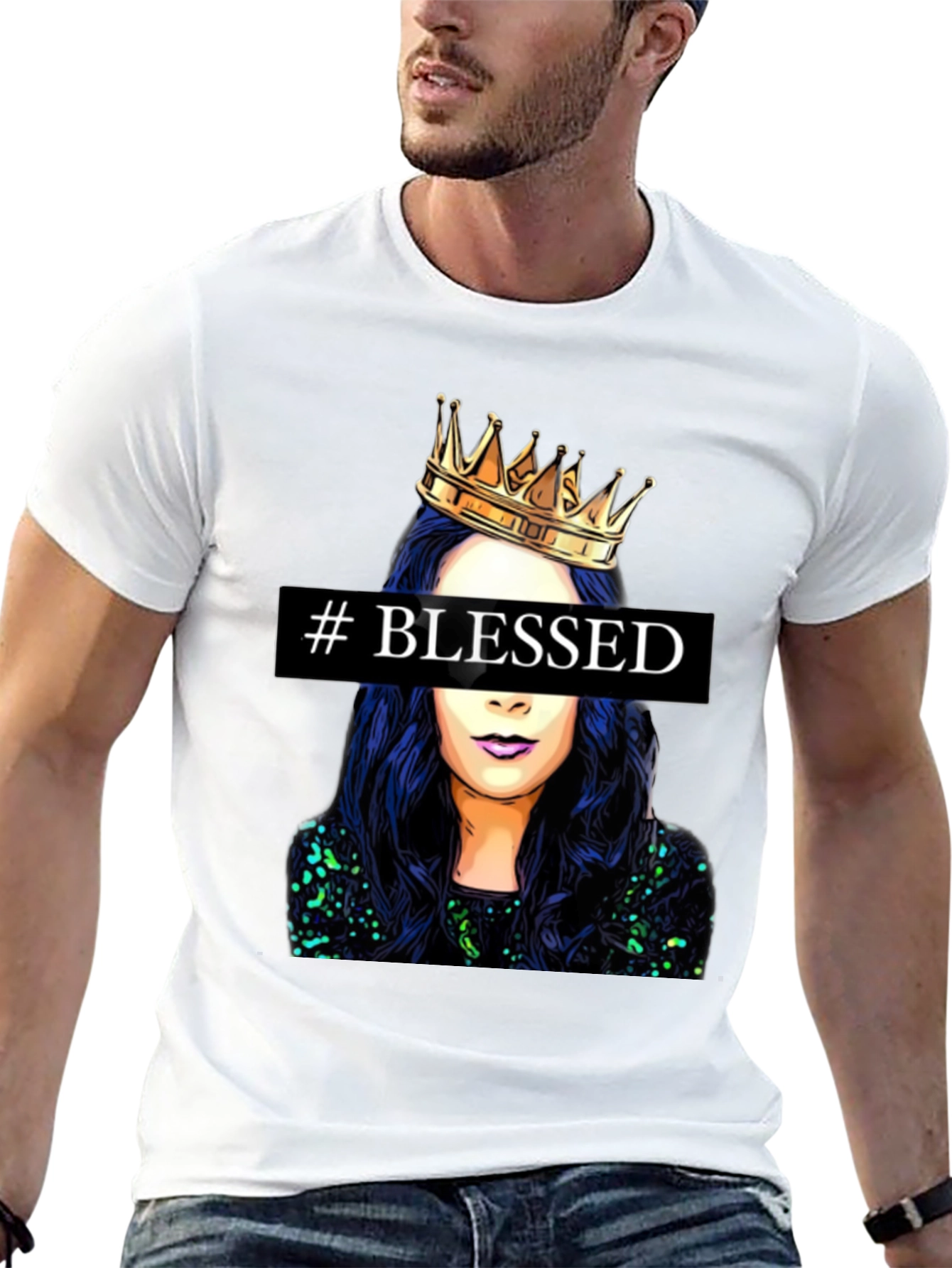 Blessed Queen Graphic T-Shirt