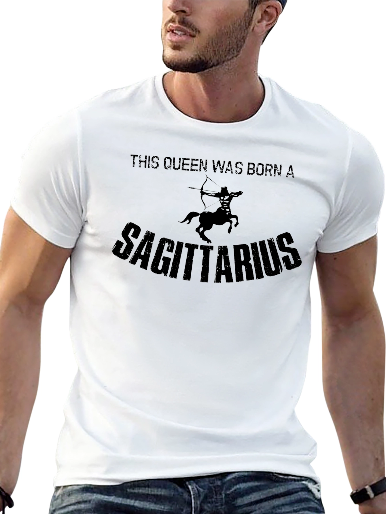 Sagittarius Queen Graphic Tee - Zodiac Birthday Gift
