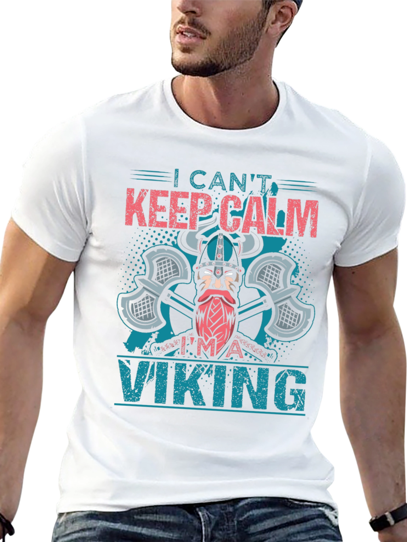 Viking Graphic T-Shirt - I Cant Keep Calm!