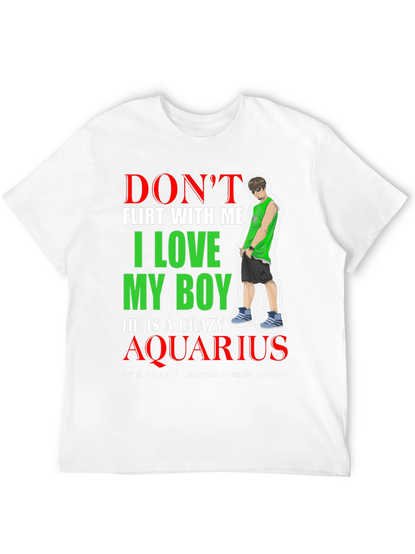 Dont Flirt With Me I Love My Boy T-Shirt