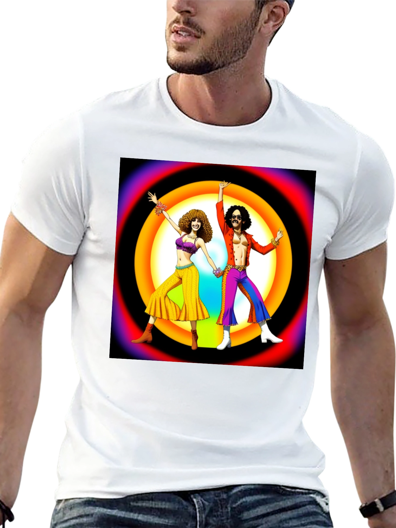 Retro Groovy Disco T-Shirt