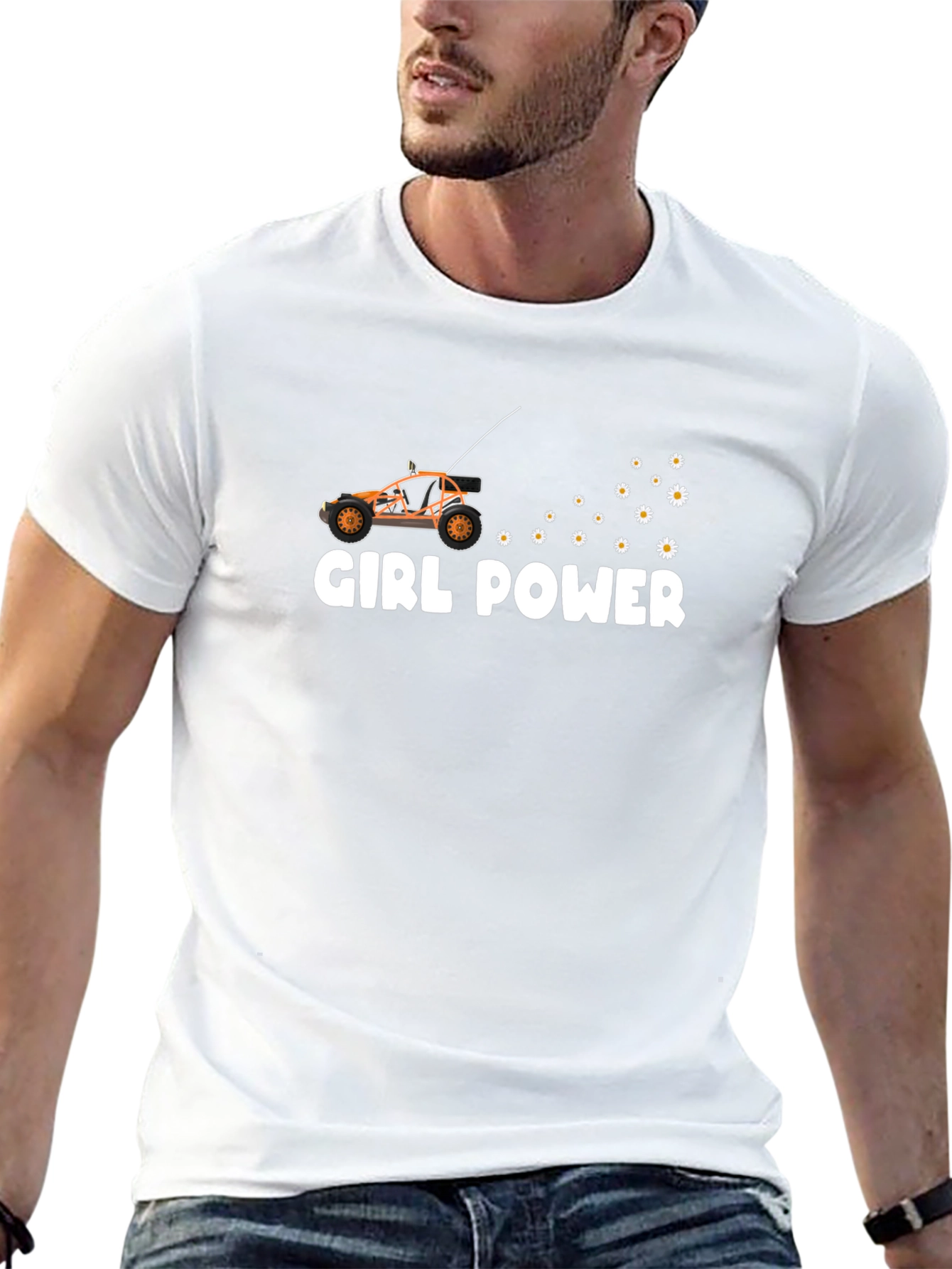 Girl Power RC Car Graphic Tee