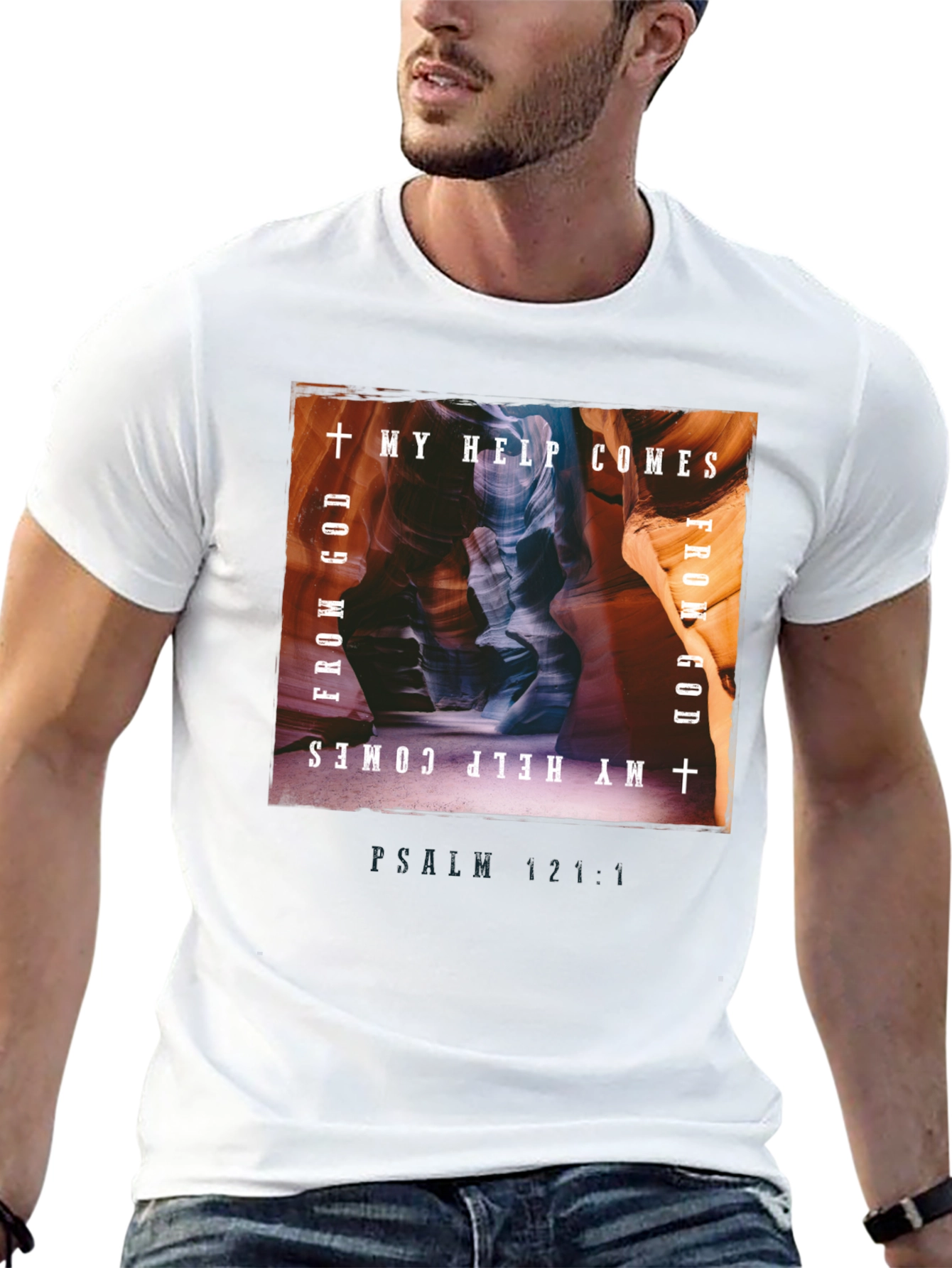 My Help Comes From God Graphic Tee