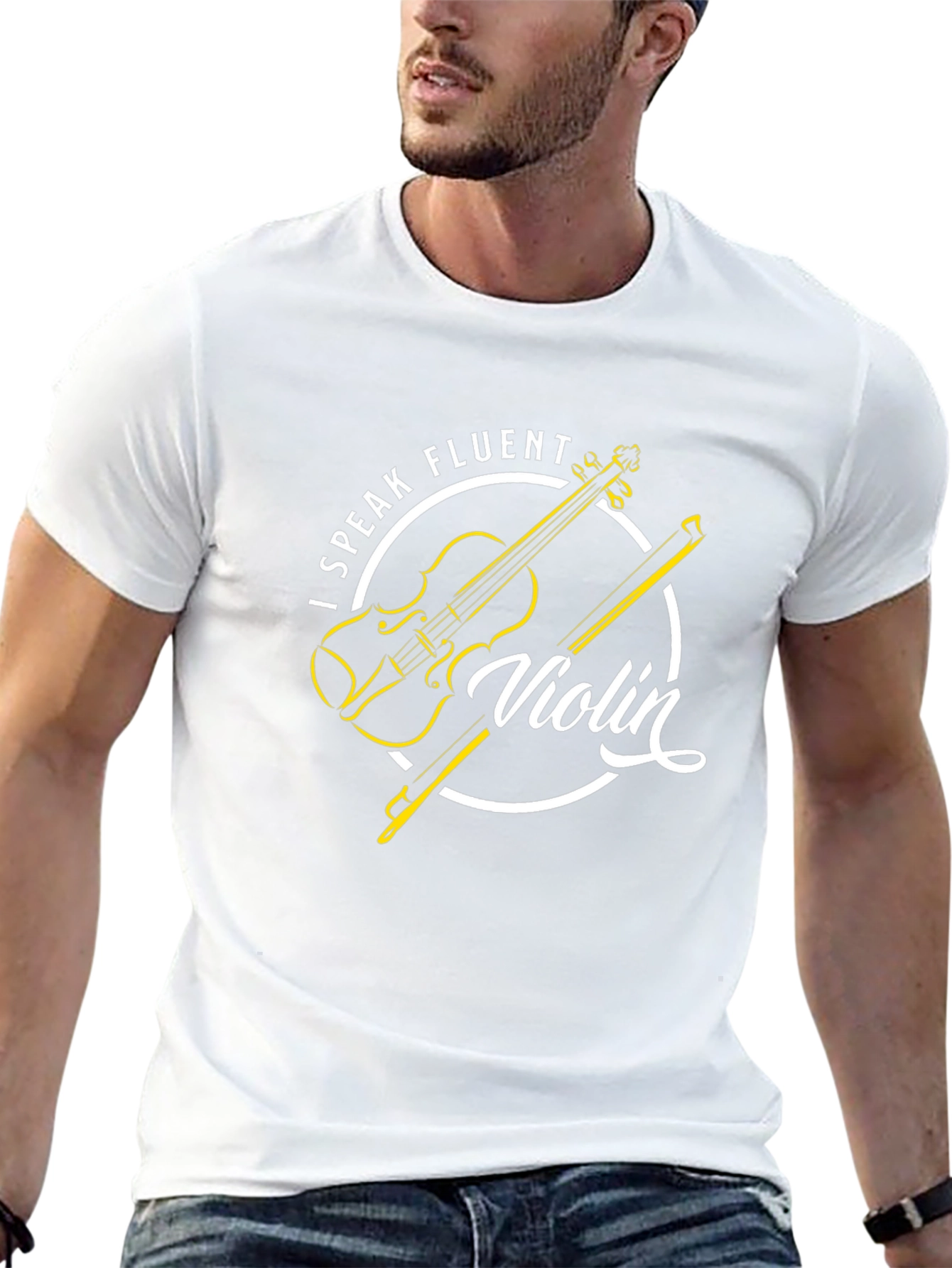 I Speak Fluent Violin Graphic Tee