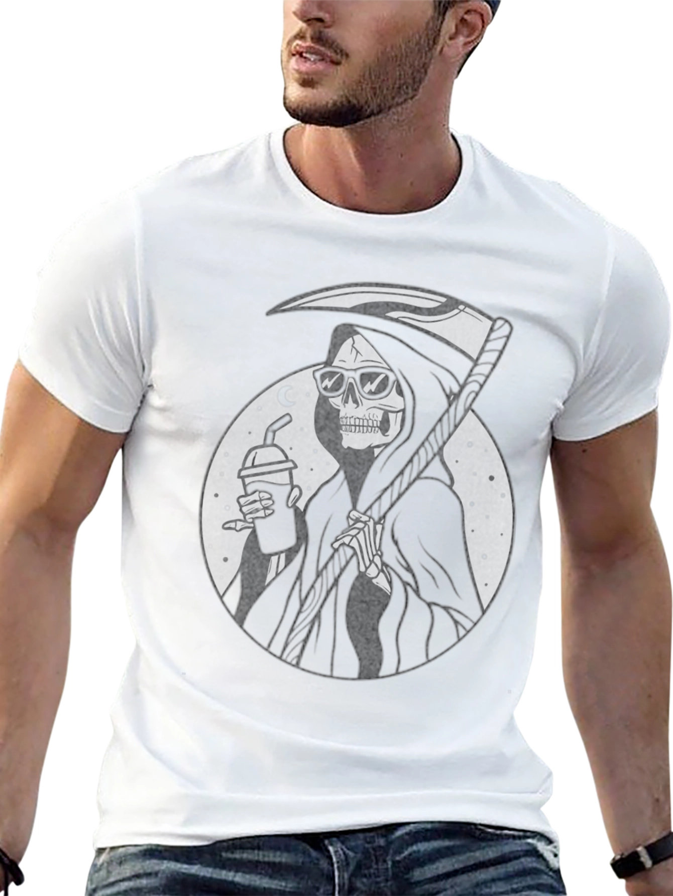 Grim Reaper Iced Coffee T-Shirt
