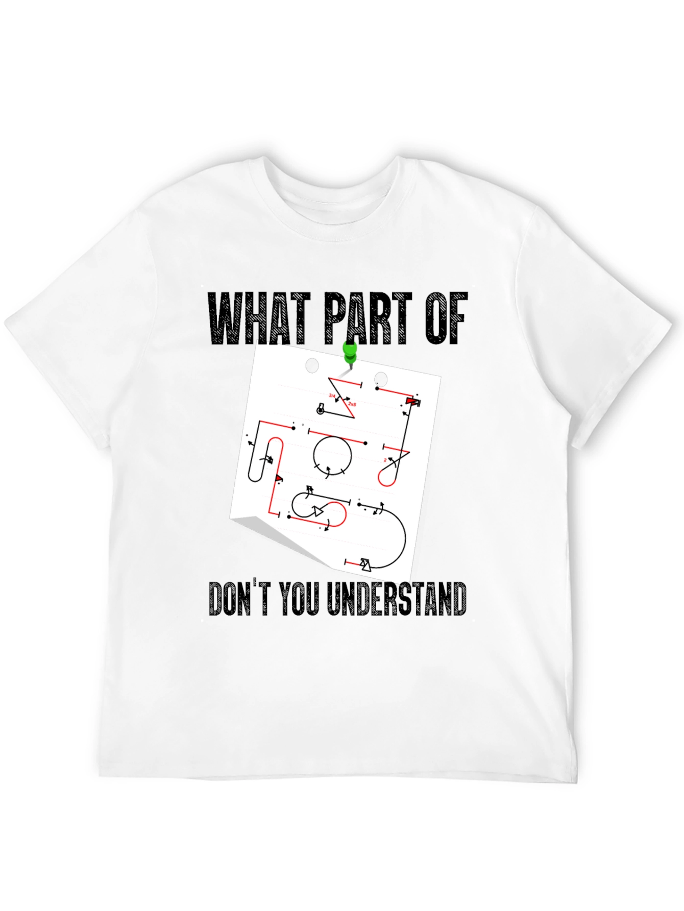 Agility Course Diagram T-Shirt - Funny Training Tee