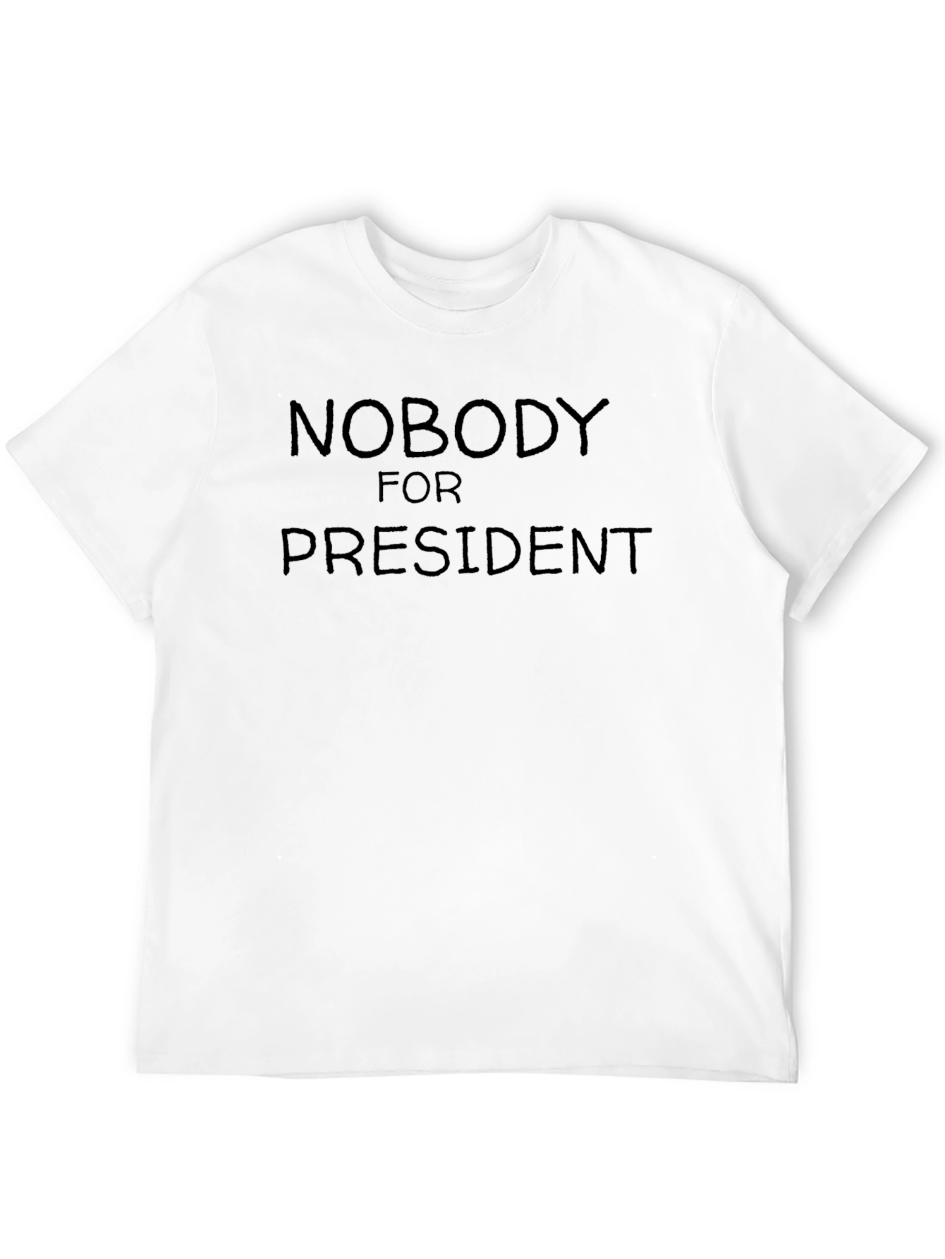 Nobody for President Black Graphic Tee