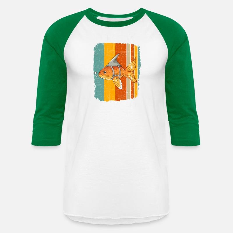 Mindset Motivational Quote Cute Goldfish Shark Fin