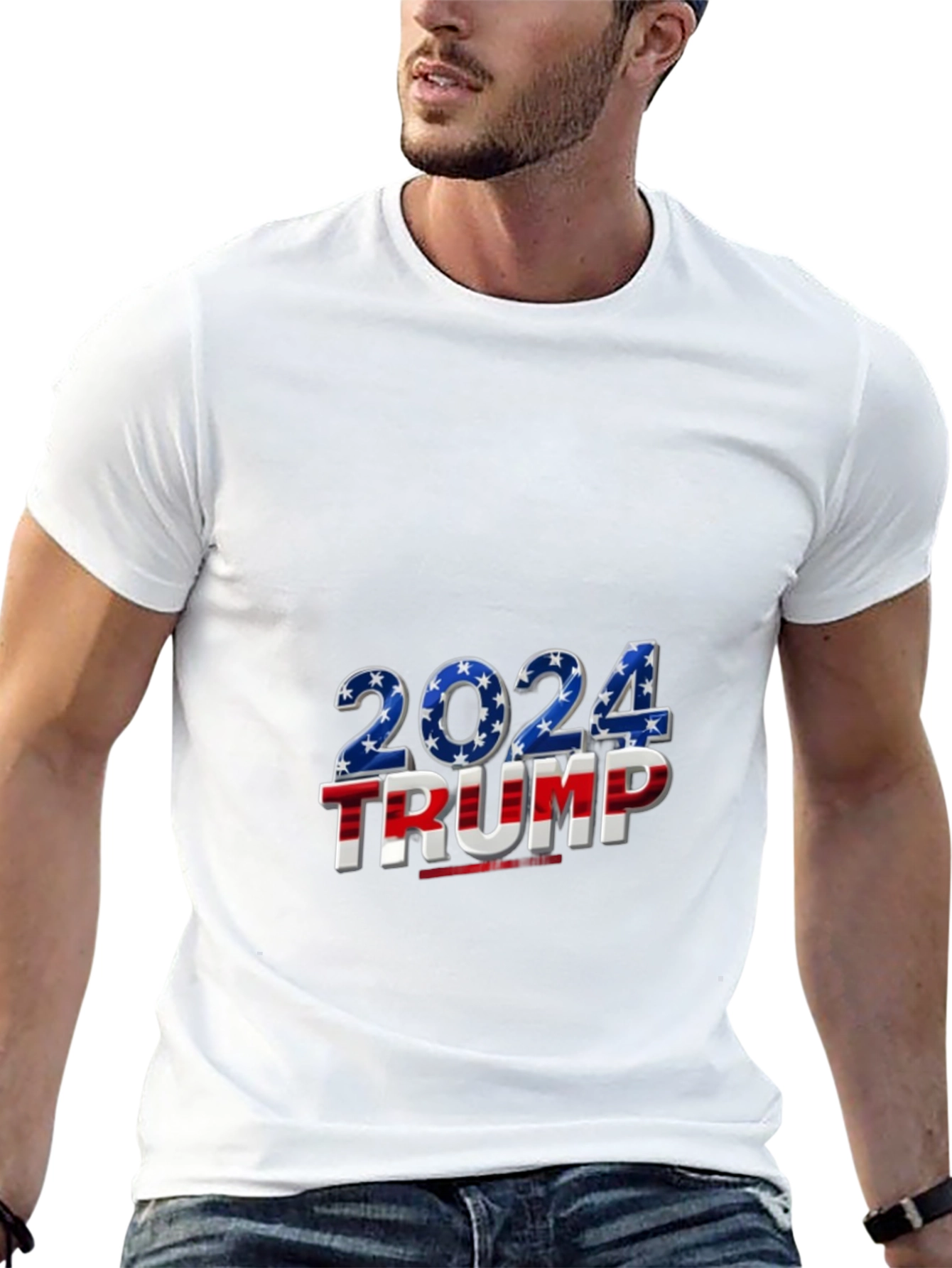 Trump 2024 Graphic Tee - Patriotic T-Shirt