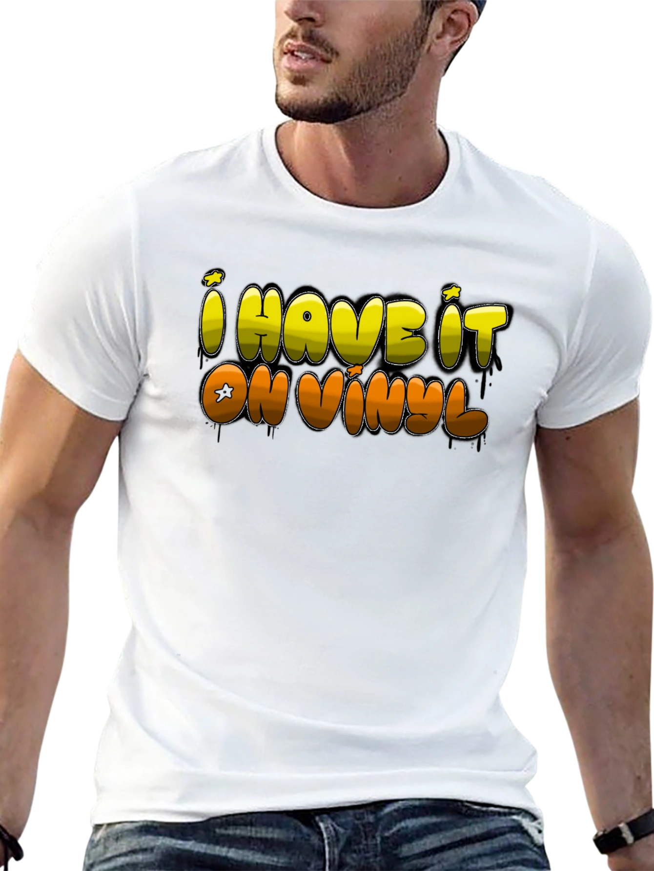I Have it on Vinyl Black T-Shirt