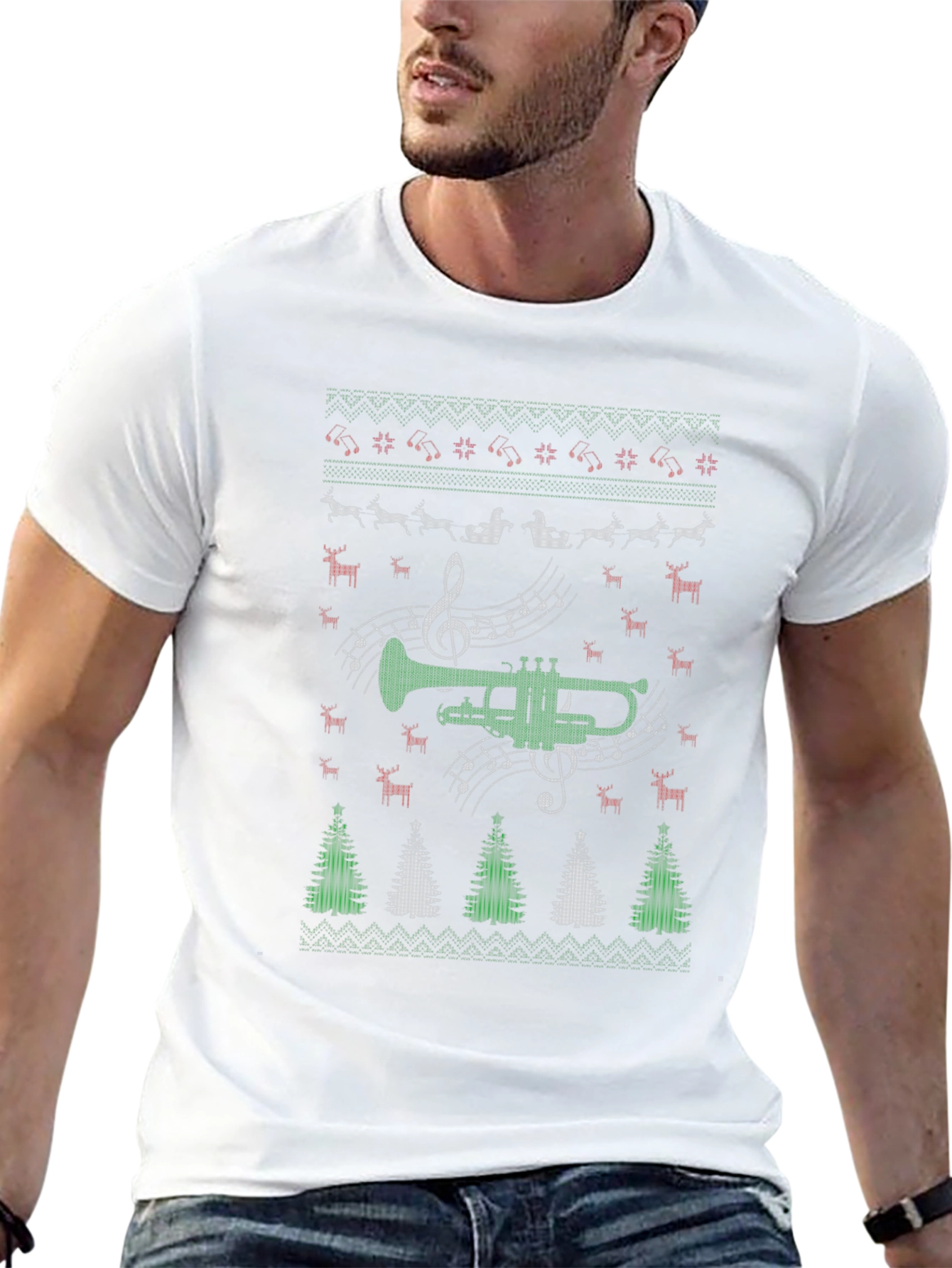 Musical Christmas Trumpet T-Shirt