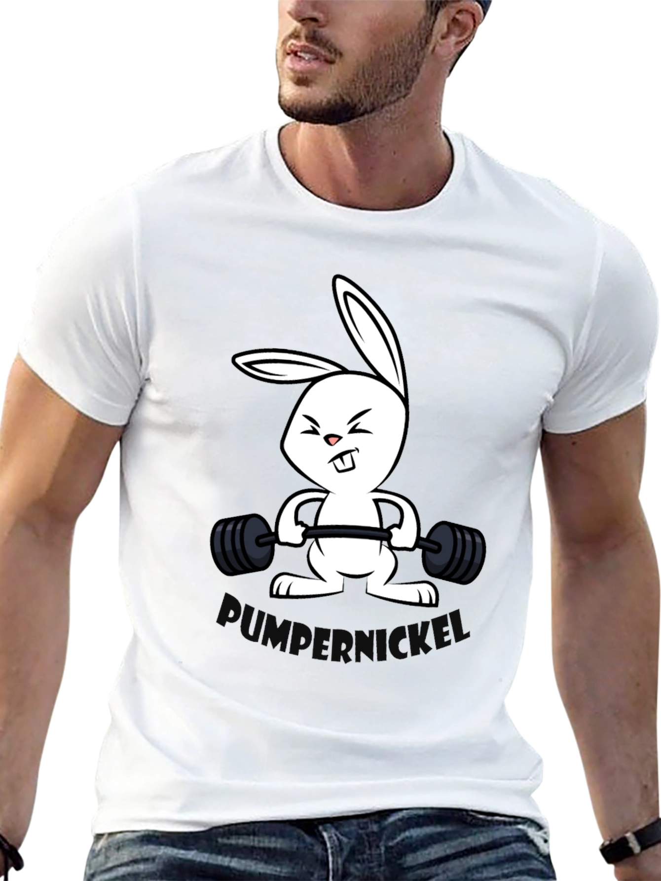 Bunny Pumper T-Shirt - Funny Gym Shirt