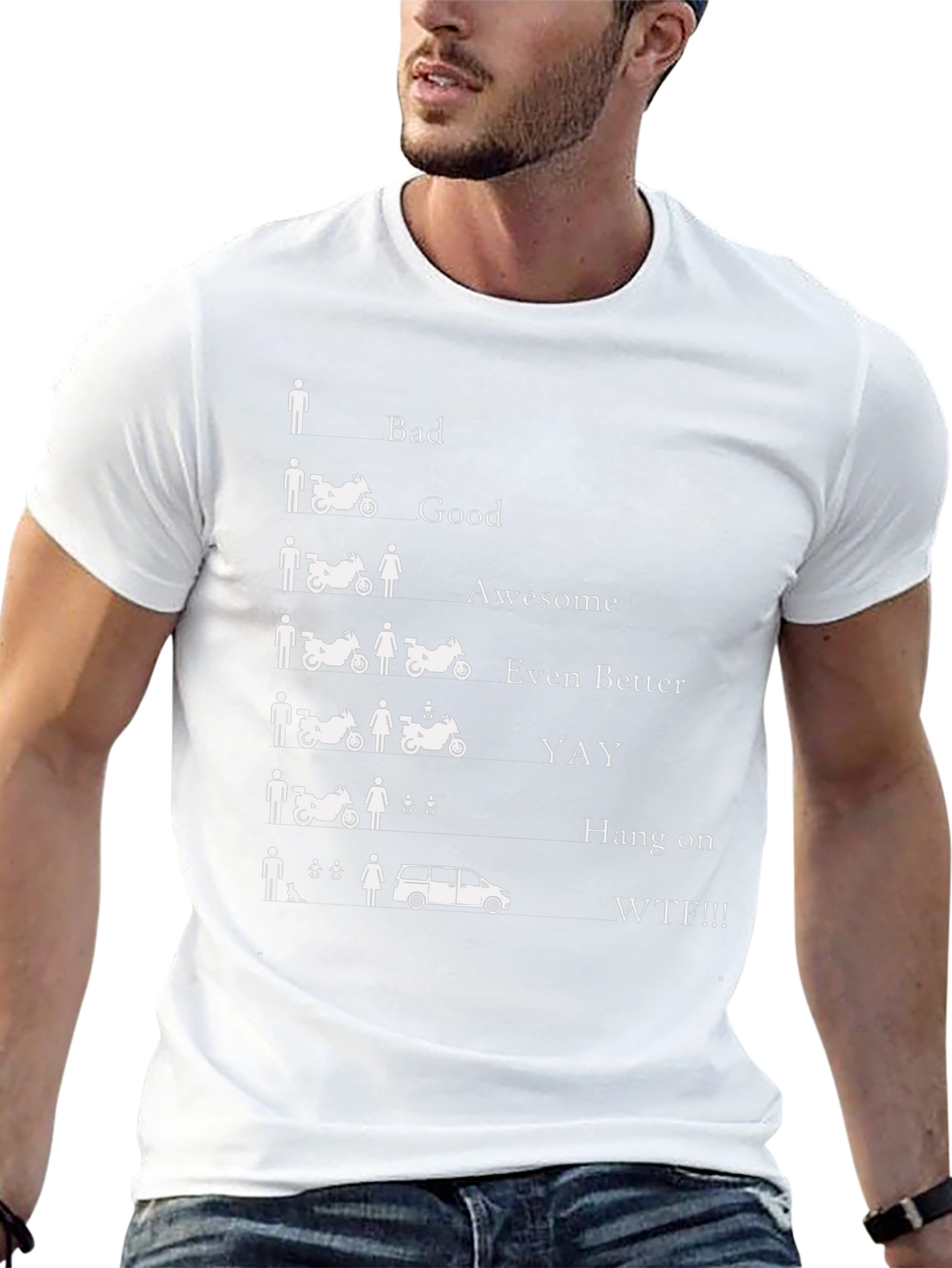 Funny Motorcycle T-Shirt - Biker Life