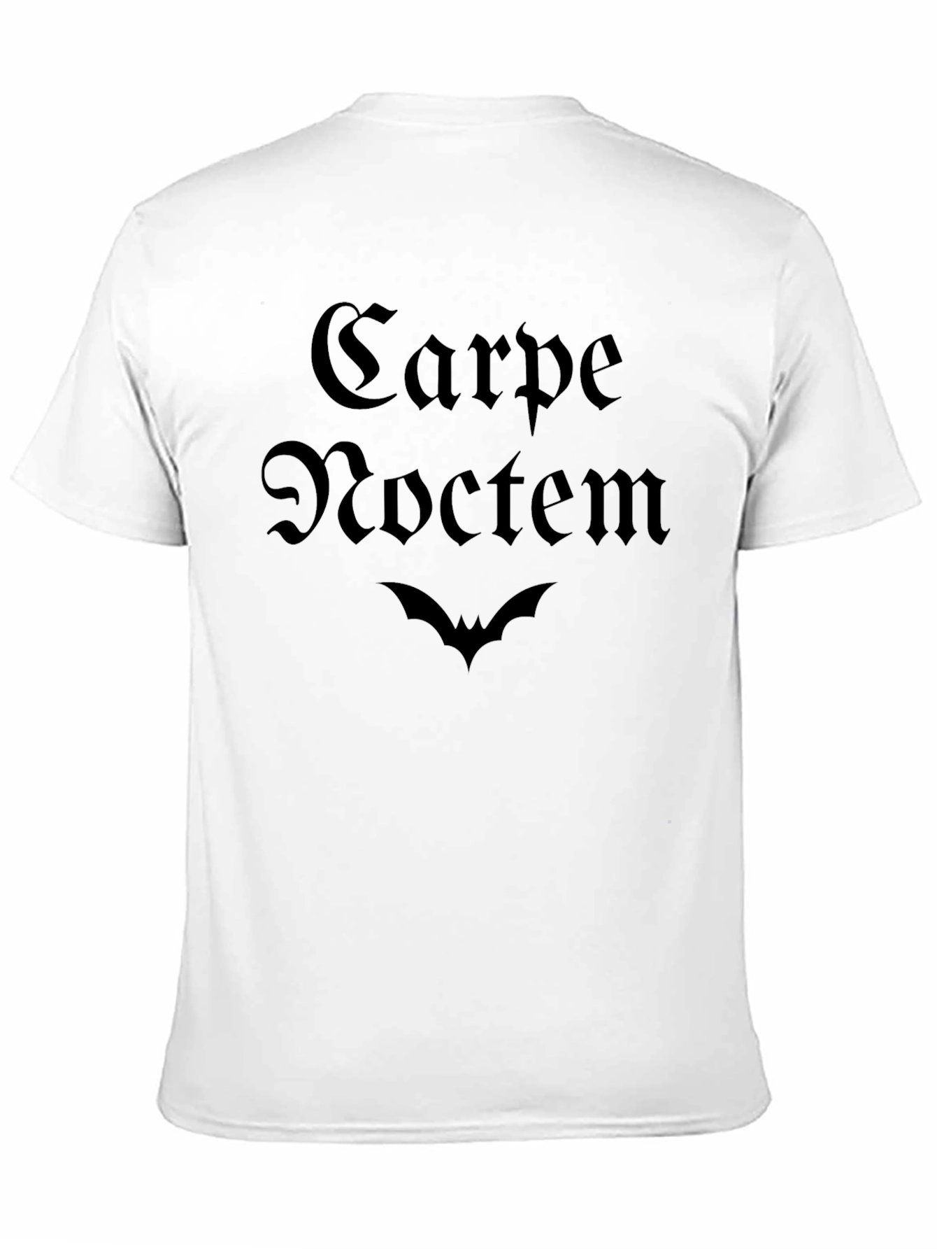 Carpe Noctem Bat Graphic Black T-Shirt