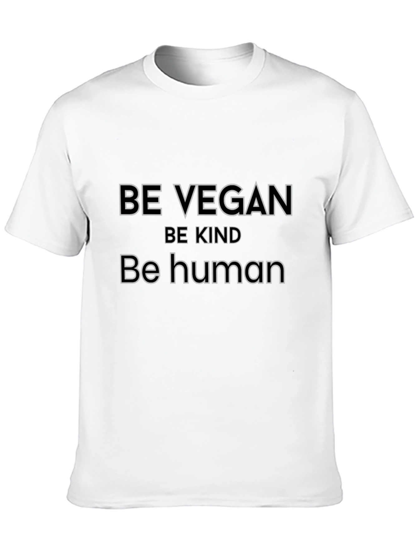 Be Vegan Be Kind T-Shirt - Eco-Friendly