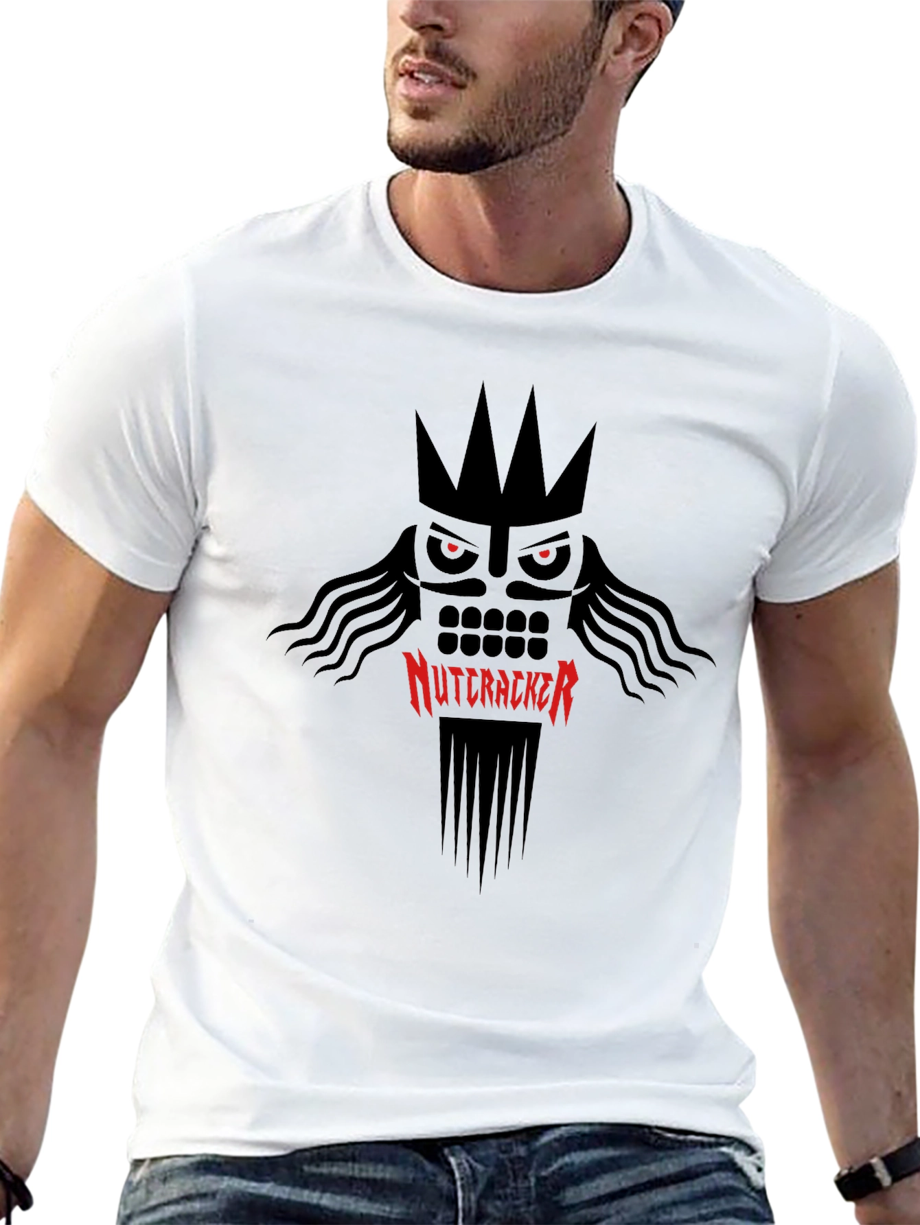 Nutcracker King Graphic Tee - Black