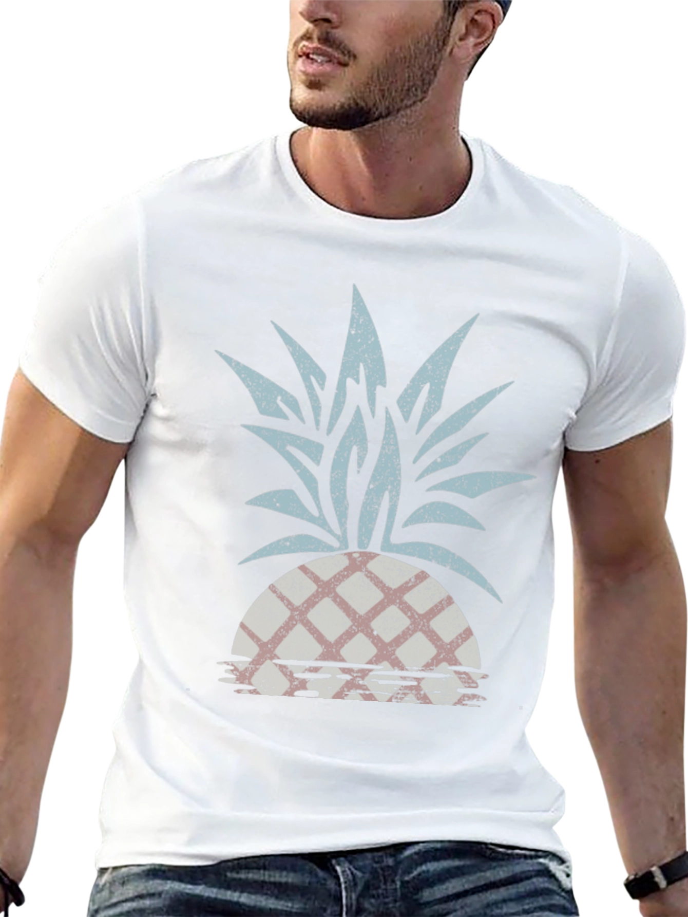 Pineapple Graphic Tee - Island Vibes