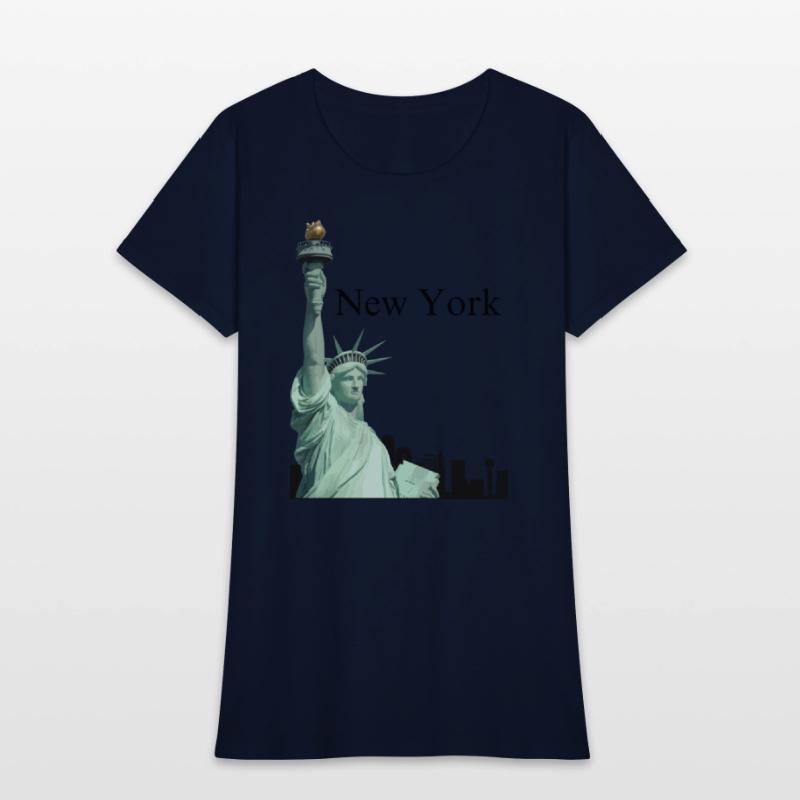 New York City t shirt Design Liberty Statue