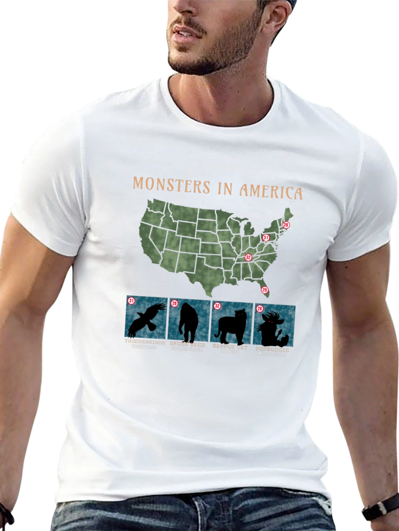 Monsters in America T-Shirt