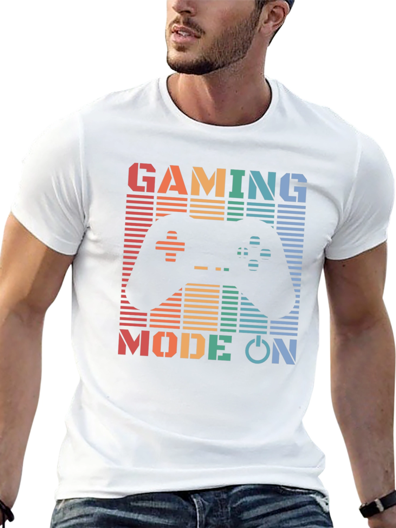 Gaming Mode On Graphic Tee - Gamer T-Shirt