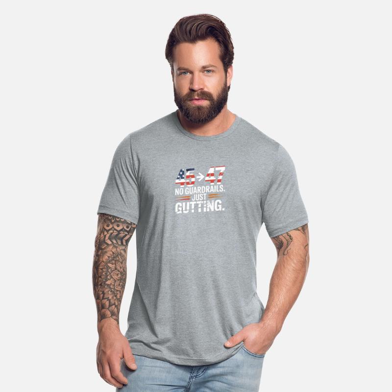 No Guardrails Just Gutting political protest shirt