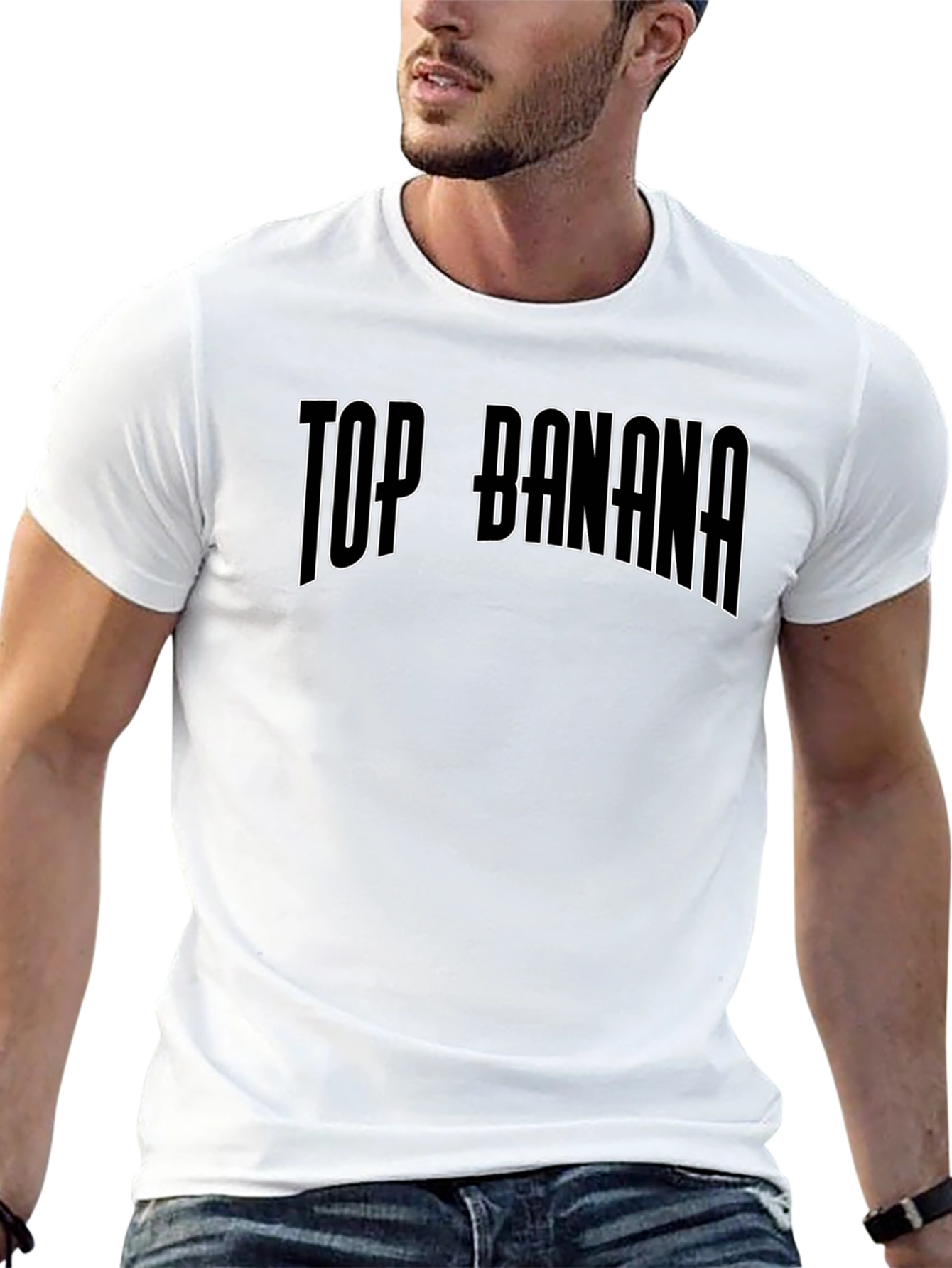 Top Banana Graphic T-Shirt - Black