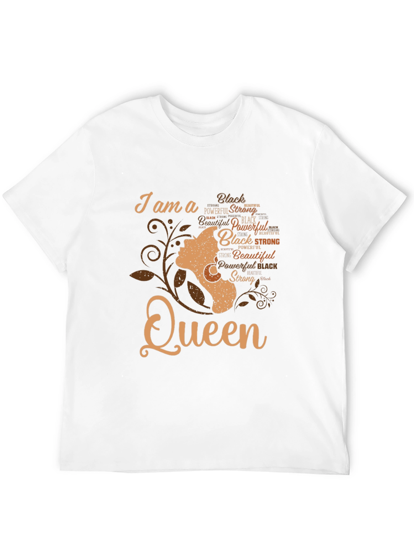 Black Queen Graphic T-Shirt - Powerful and Beautiful