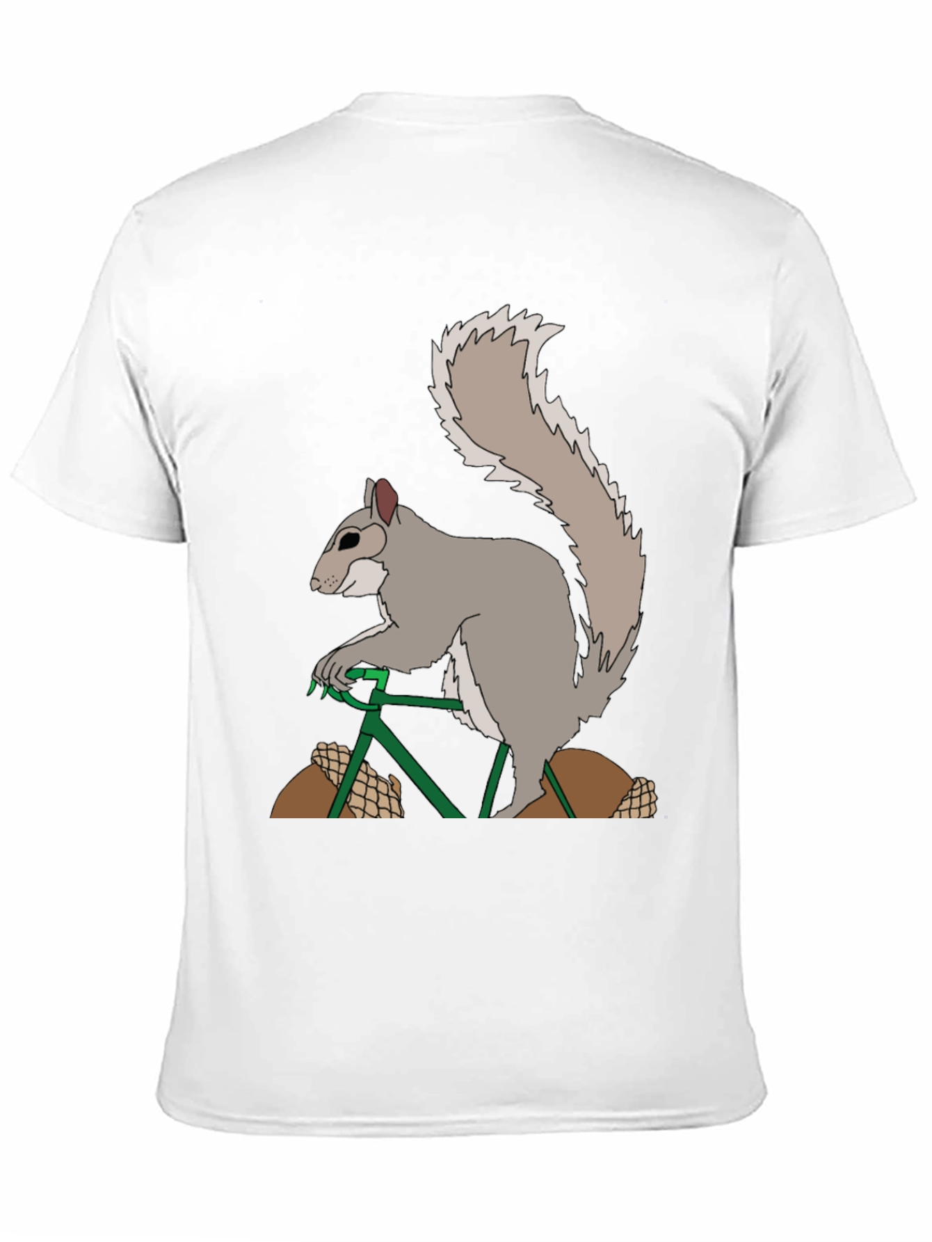 Squirrel on Bike Graphic Tee