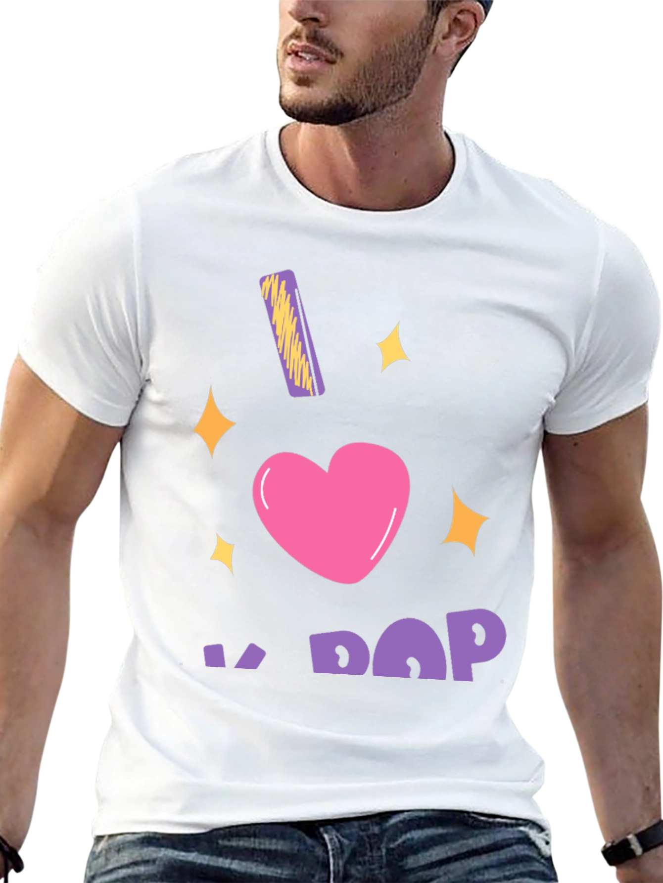 I Heart K-Pop Black T-Shirt