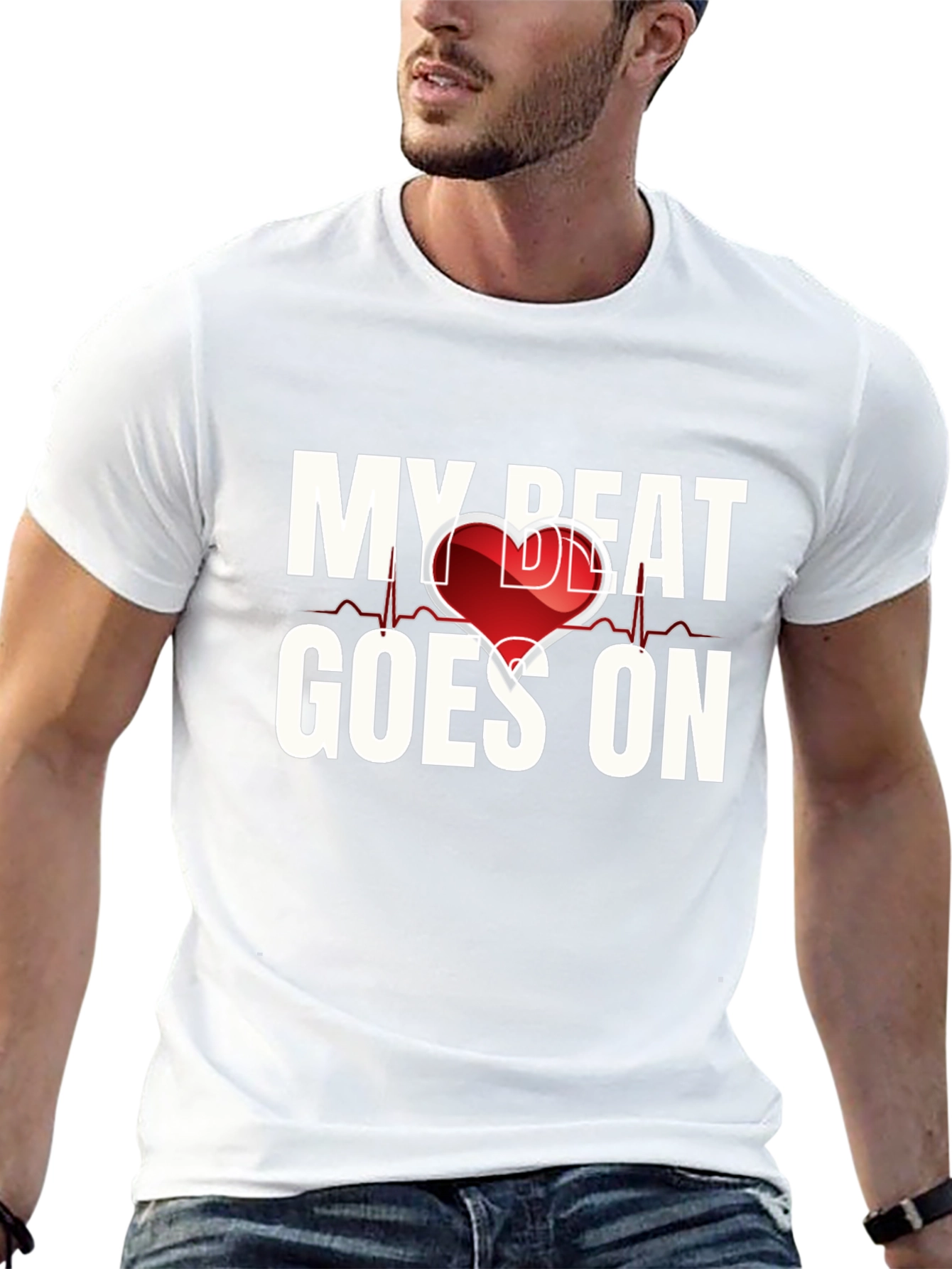 My Heart Beat Goes On Graphic T-Shirt